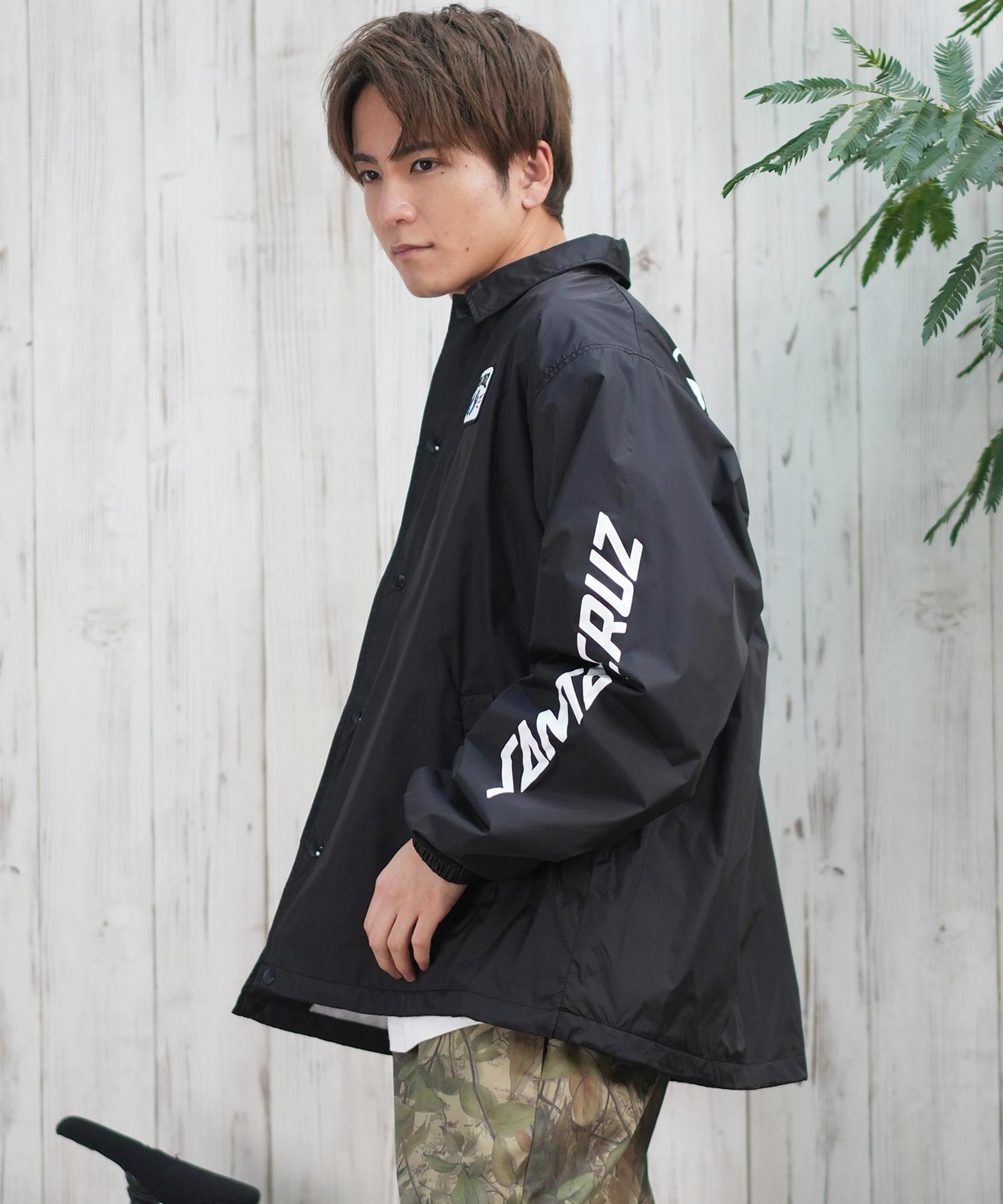 SANTACRUZ サンタクルーズ アウター コーチジャケット メンズ バック