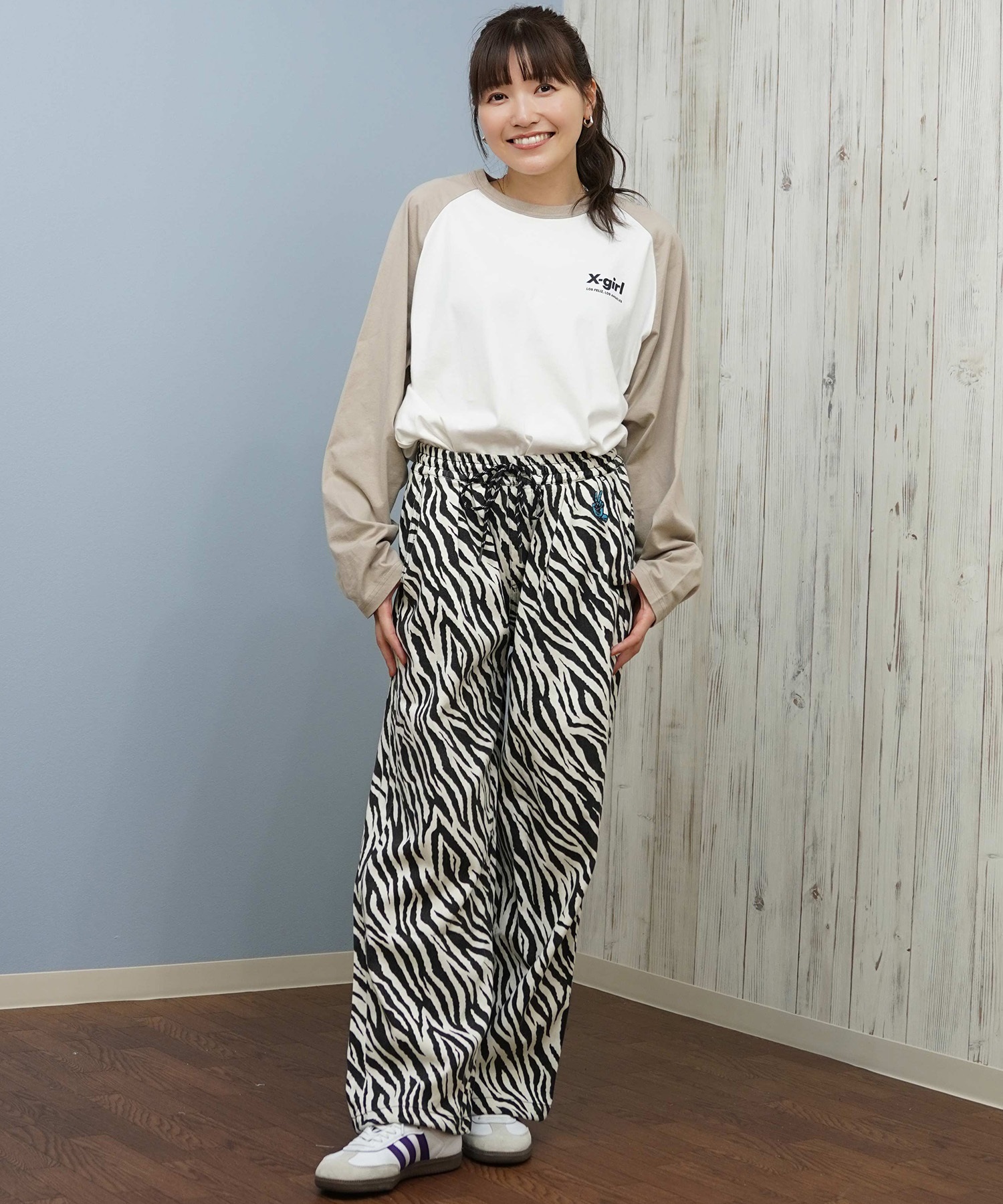 SANTACRUZ サンタクルーズ ロングパンツ レディース ヒョウ柄