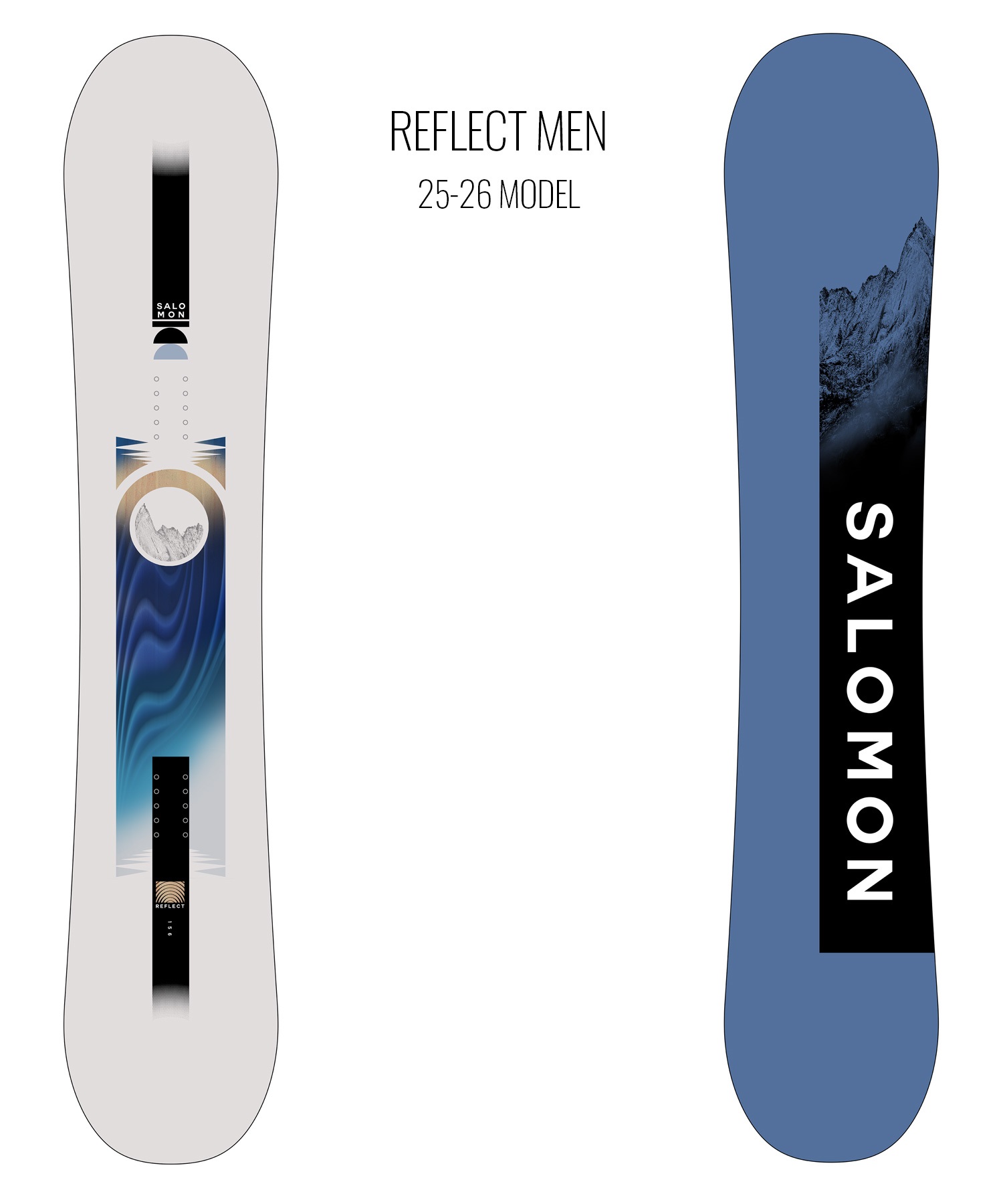 SALOMON サロモン リフレクト メンズ スノーボード 板 メンズ 25-26 MM