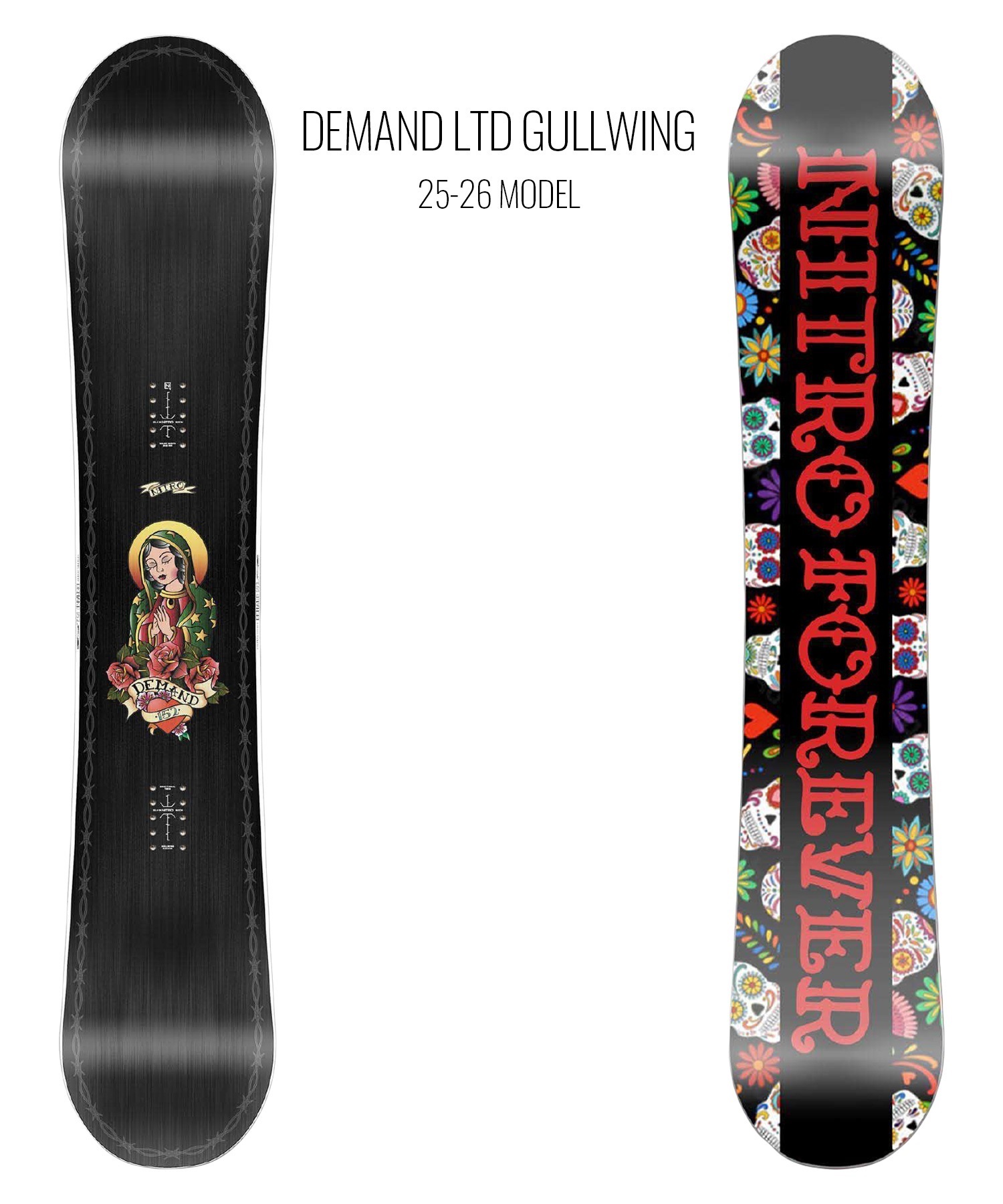 NITRO ナイトロ ディマンド リミテッド ガルウィング スノーボード 板