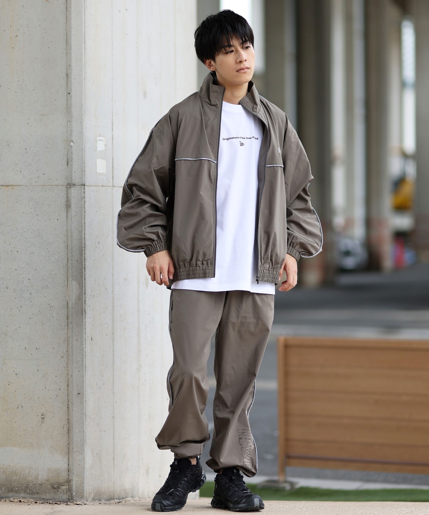 NEW ERA ニューエラ メンズ ロングパンツ トラックパンツ セットアップ