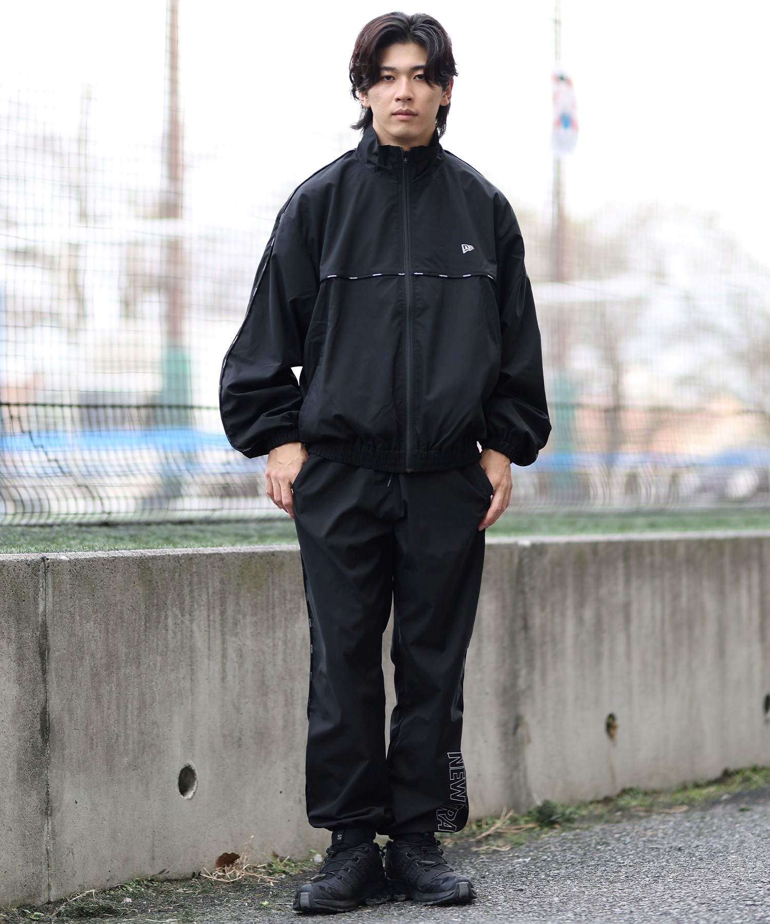 NEW ERA ニューエラ メンズ ロングパンツ トラックパンツ セットアップ