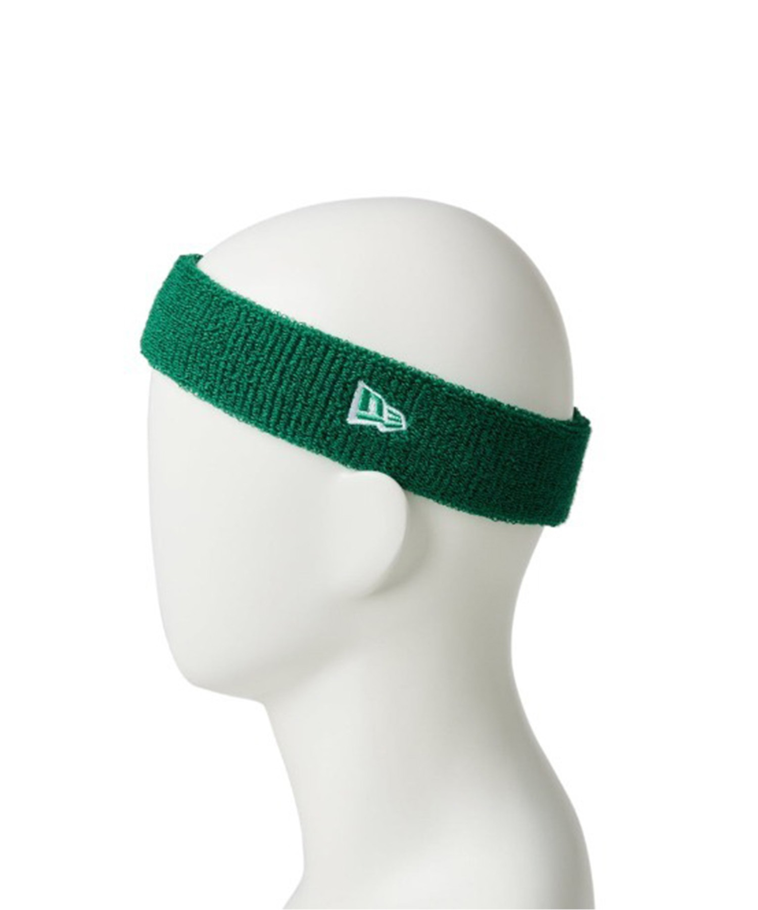 NEW ERA ニューエラ ロゴ ヘッドバンド グリーン × ホワイト 14393695