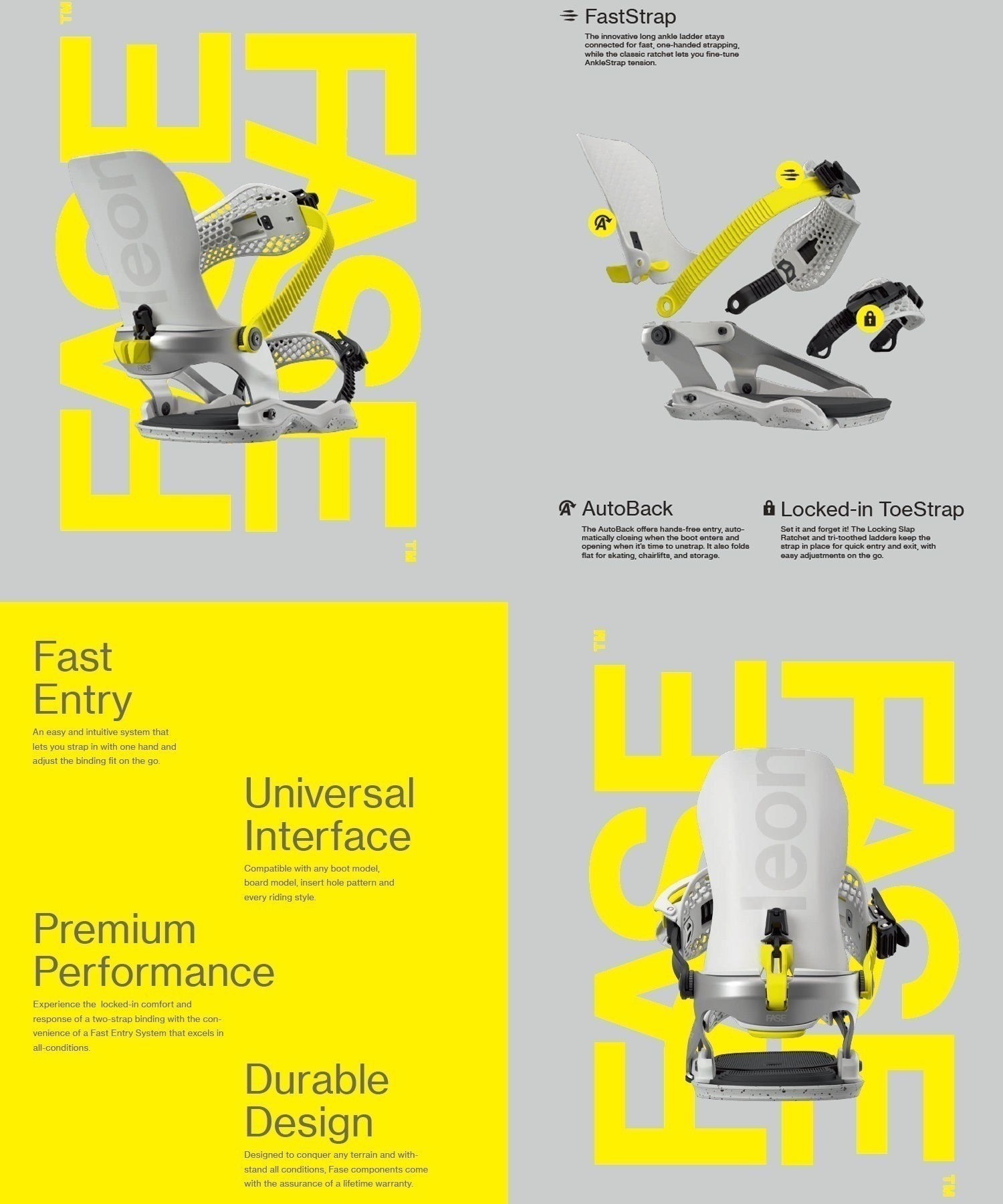 BATALEON バタレオン スノーボード バインディング ビンディング ユニ