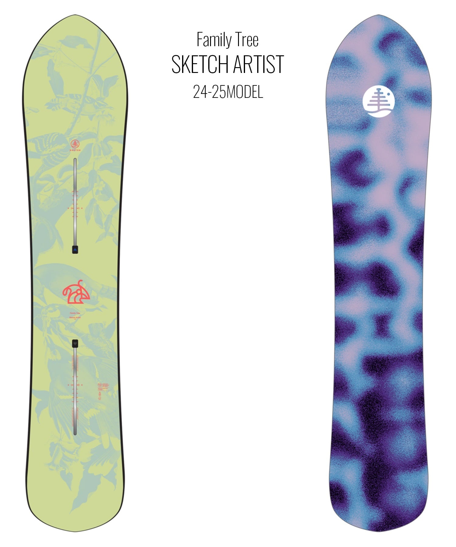 BURTON バートン ファミリーツリー スケッチ アーティスト ジェンダー