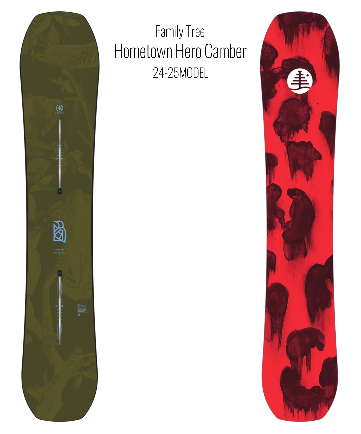 BURTON バートン ファミリーツリー ホームタウン ヒーロー キャンバー