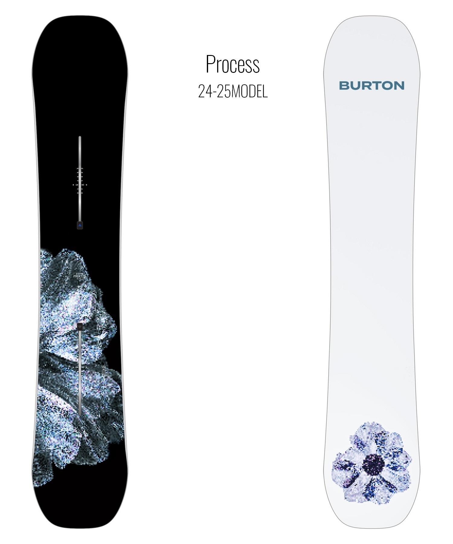 BURTON バートン プロセス スノーボード 板 メンズ 25-26 MM E16