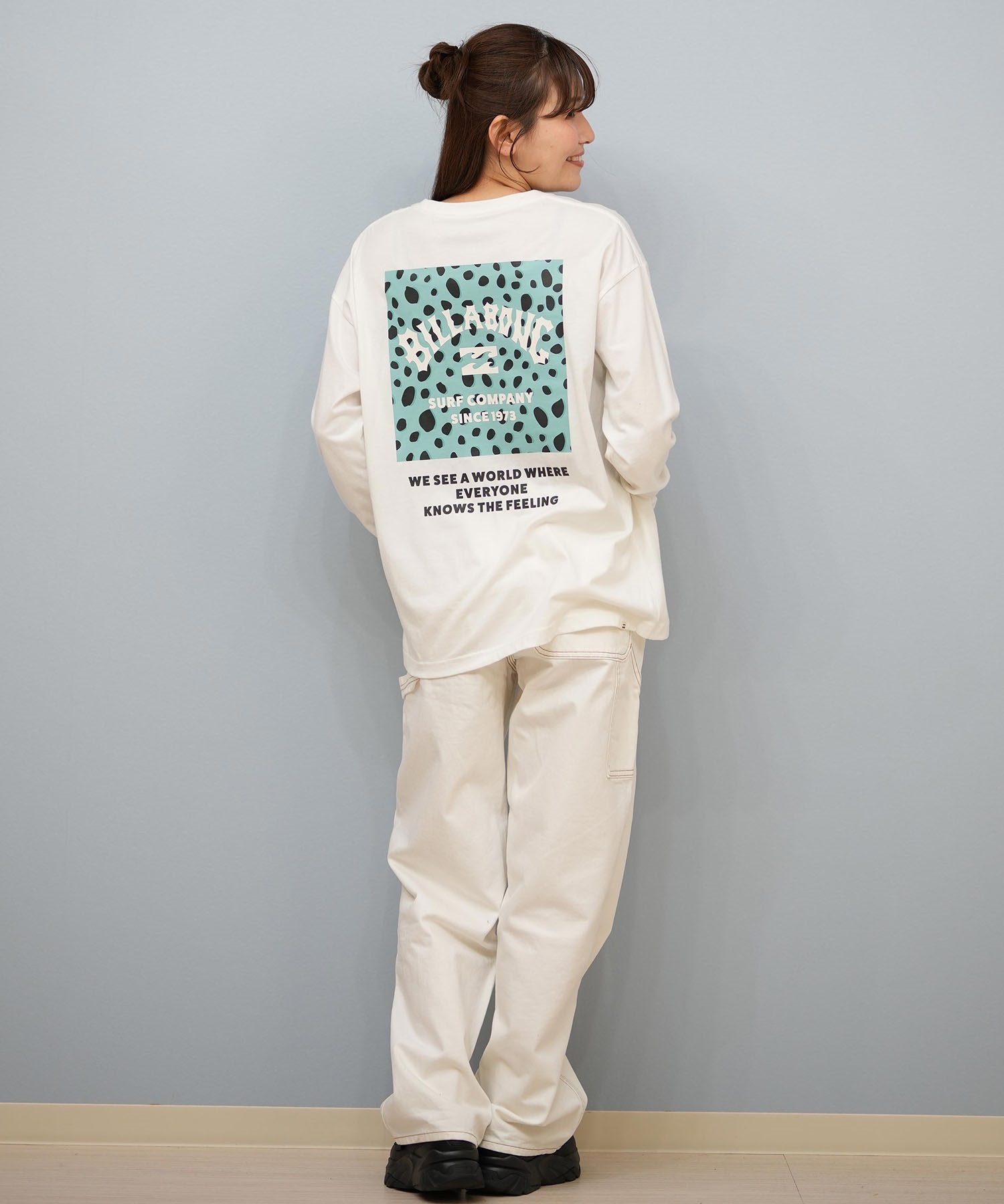 BILLABONG ビラボン 長袖 Tシャツ ロンT レディース バックプリント