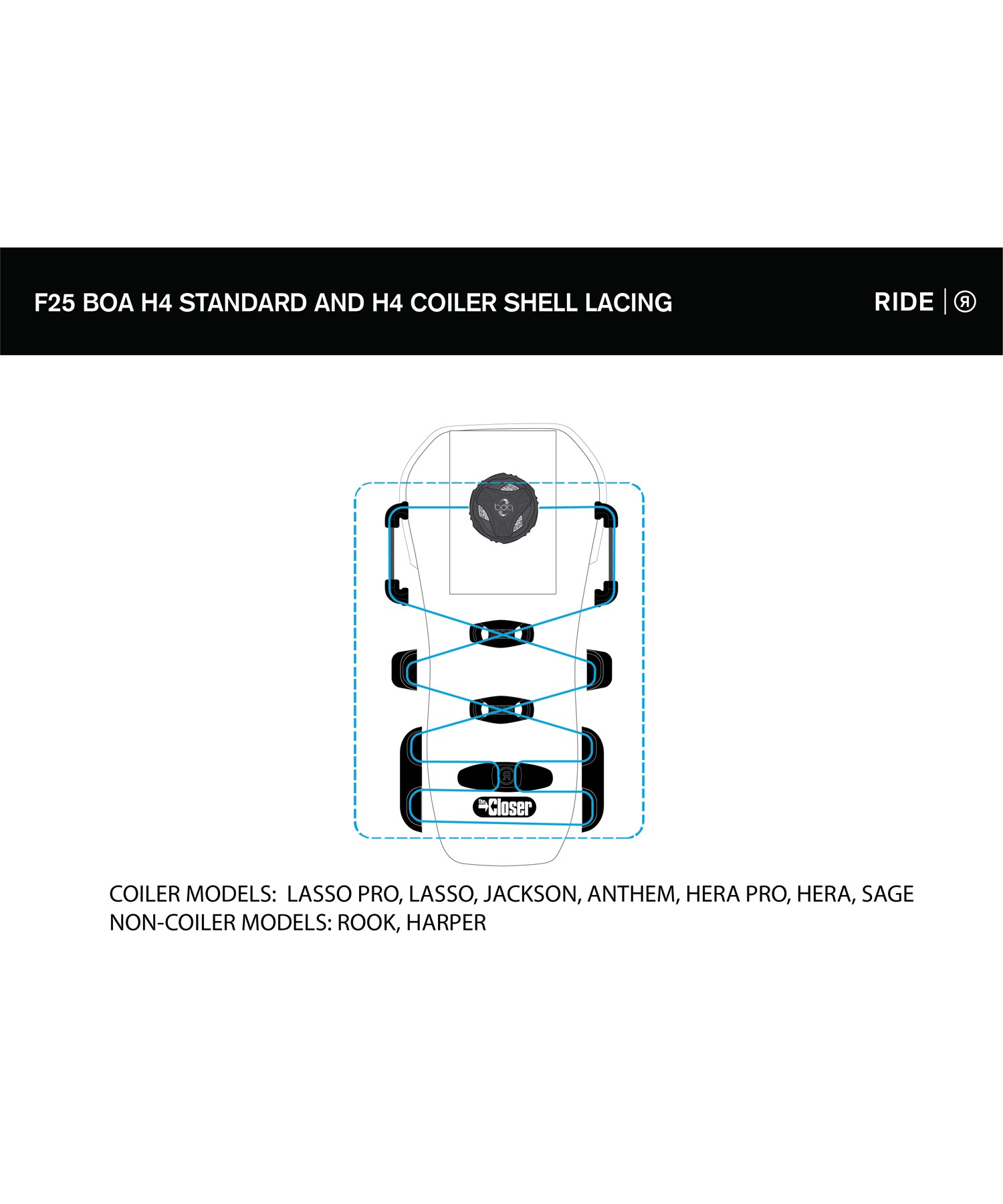 RIDE ライド ANTHEM BLACK スノーボード ブーツ メンズ ムラサキ