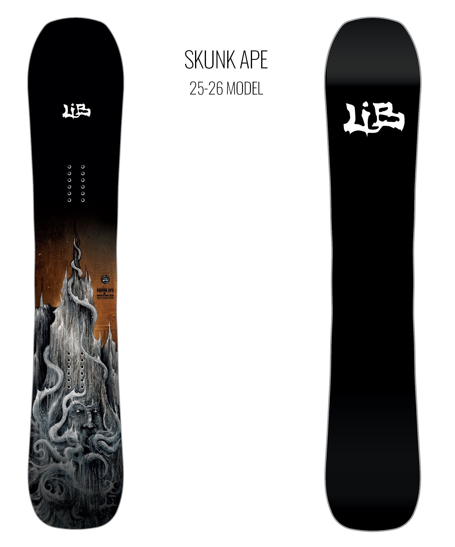 LIBTECH リブテック スカンク エイプ スノーボード 板 メンズ 25-26 MM