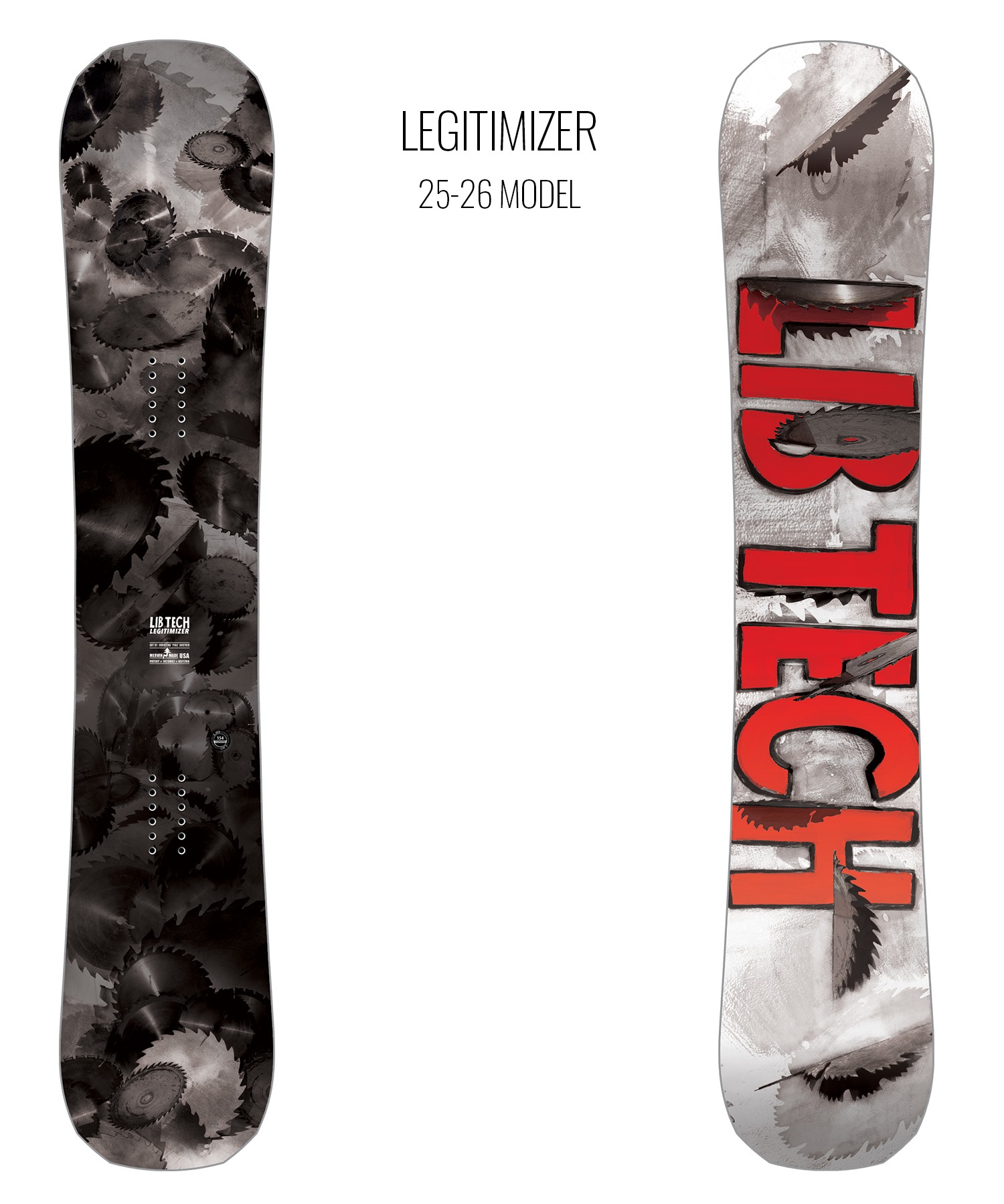LIBTECH リブテック レジティマイザー スノーボード 板 メンズ 25-26