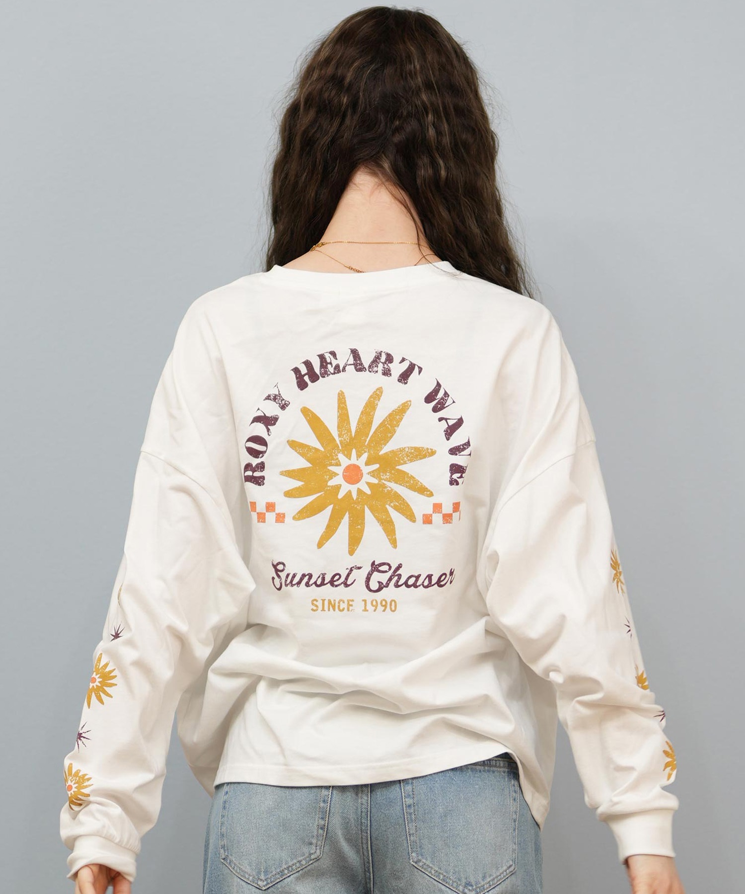 ROXY ロキシー 長袖 Tシャツ ロンT レディース バックプリント ロゴ