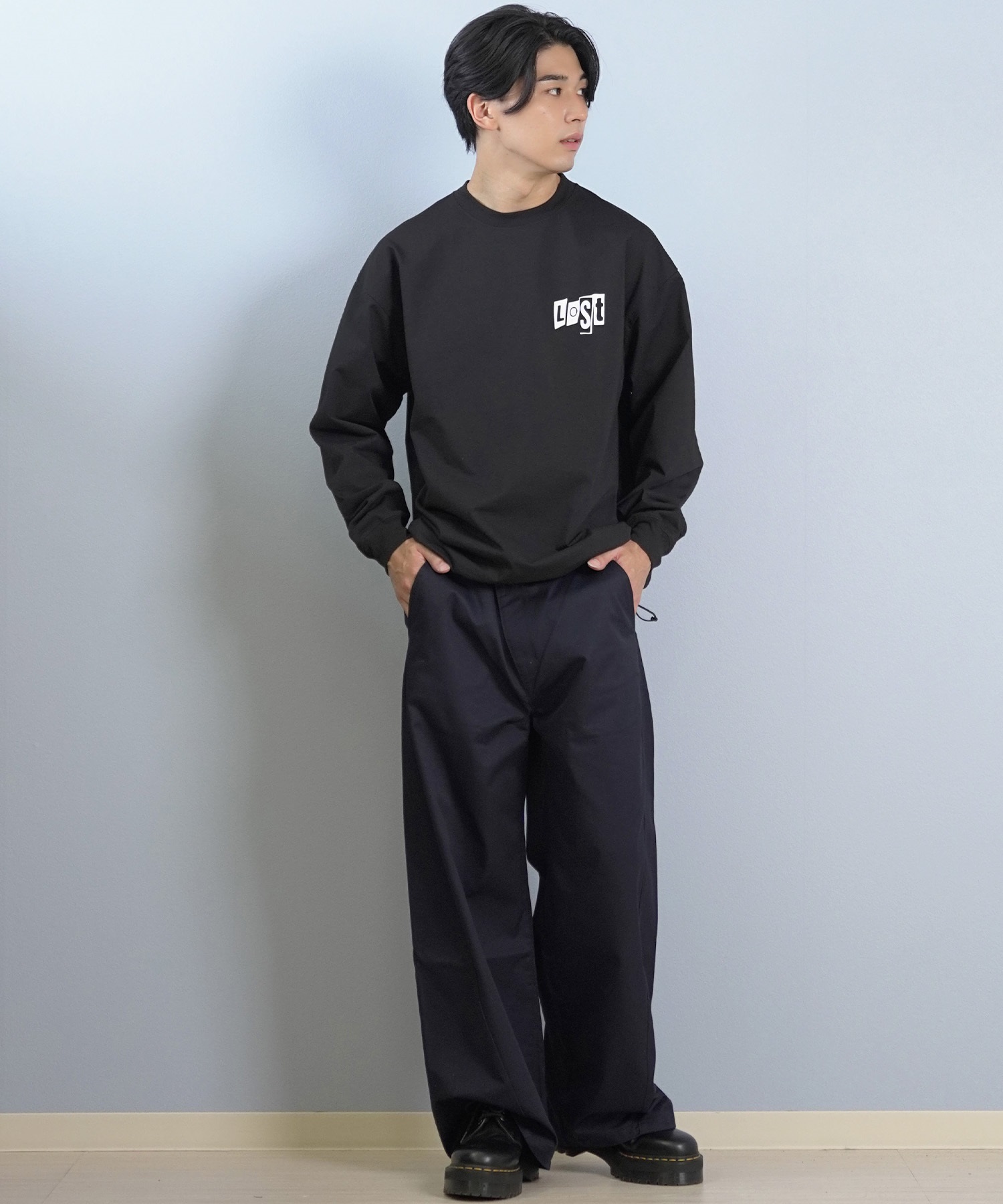 lost ロスト 長袖 Tシャツ ロンT メンズ AIRDRYシリーズ UVカット 遮