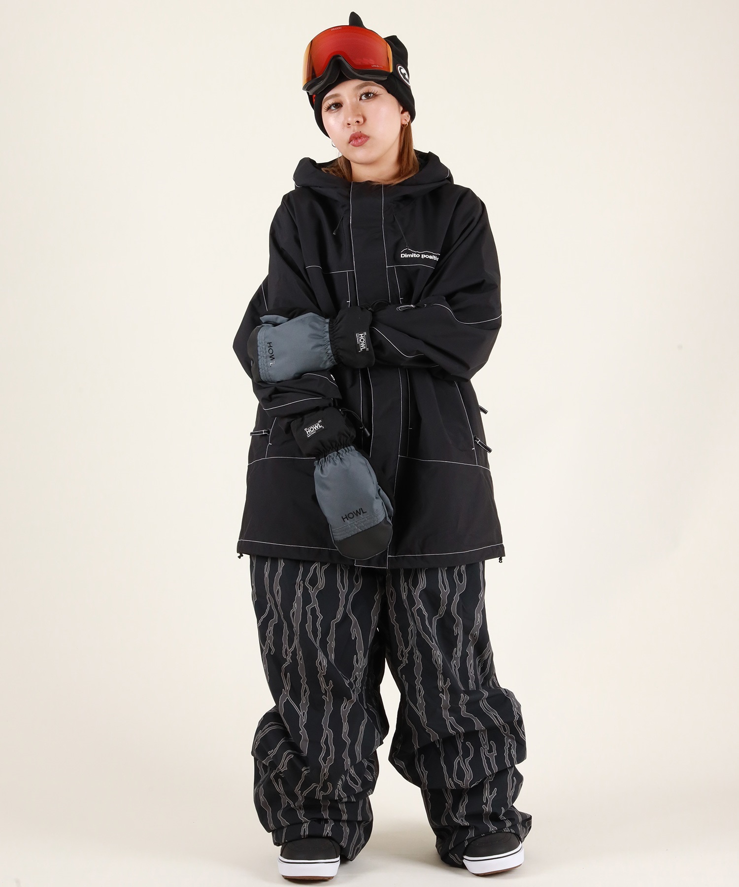 DIMITO ディミト BASIC WIDE PANTS スノーボード ウェア パンツ ユニ
