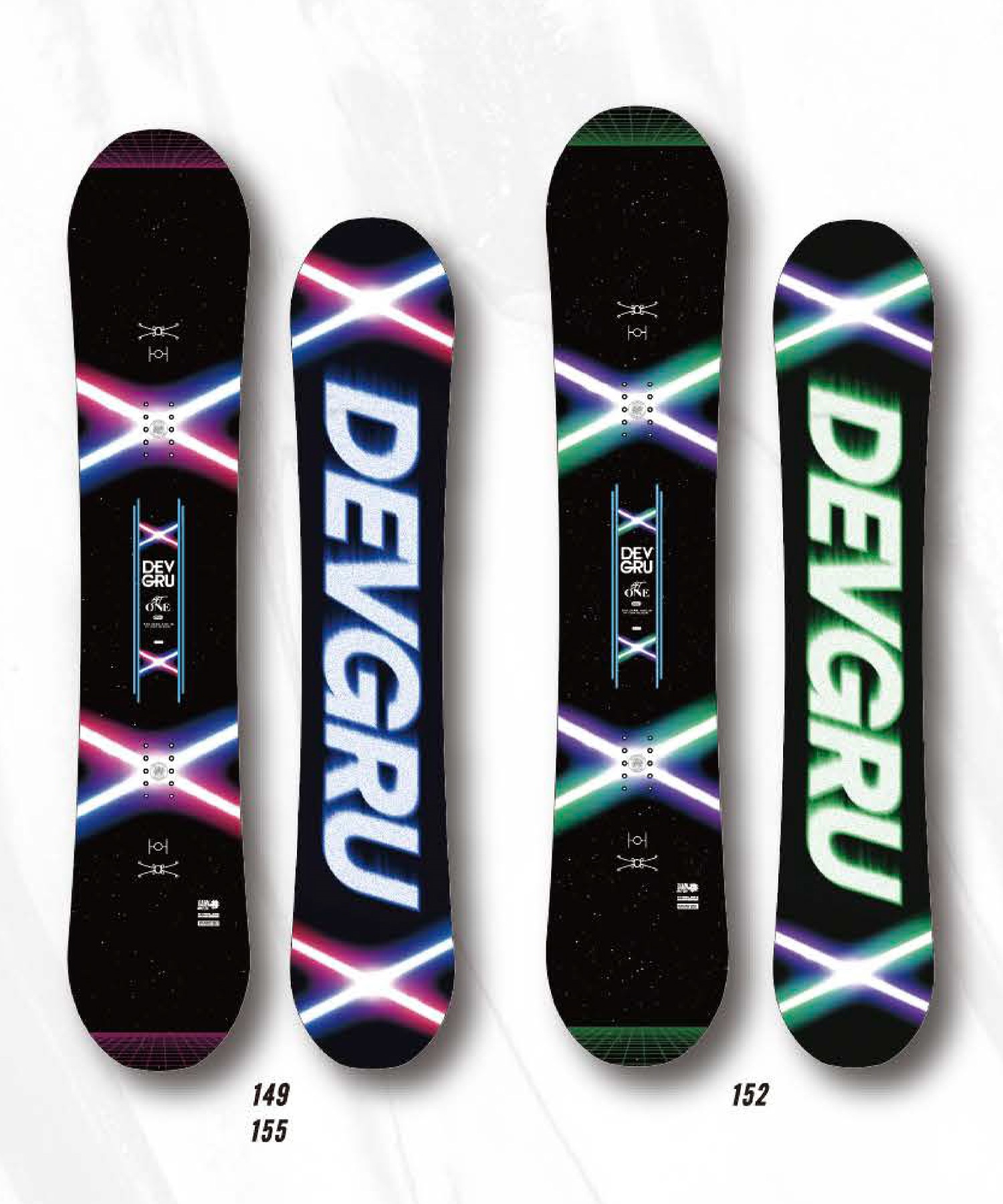 DEVGRU デブグル ジーティー ワン スノーボード 板 メンズ 25-26 MM