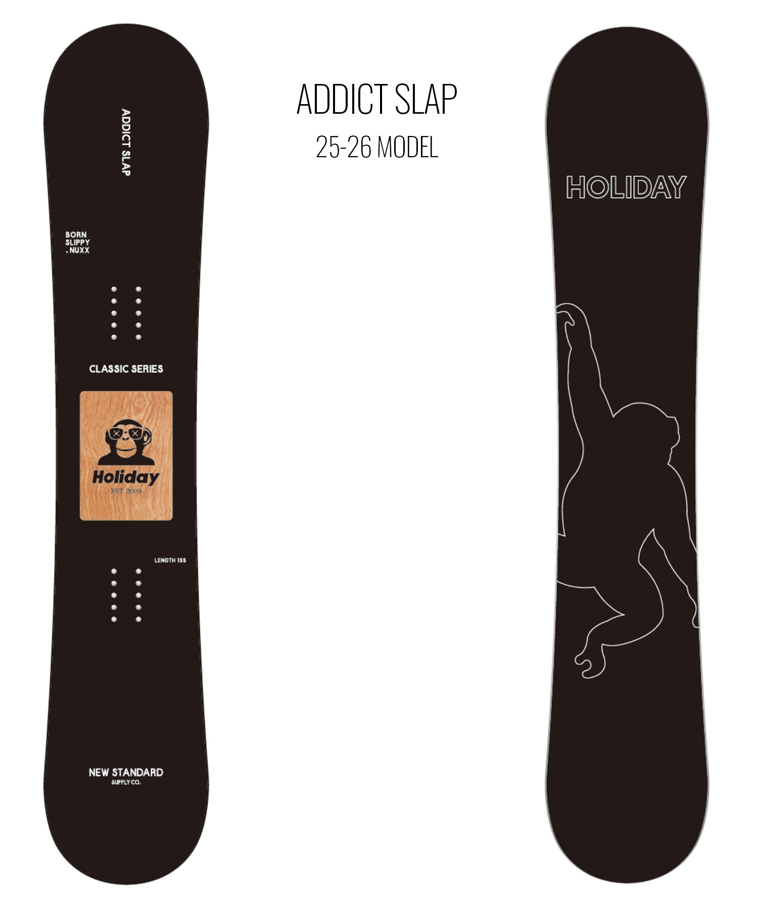 HOLIDAY ホリデー アディクト スラップ スノーボード 板 ユニセックス