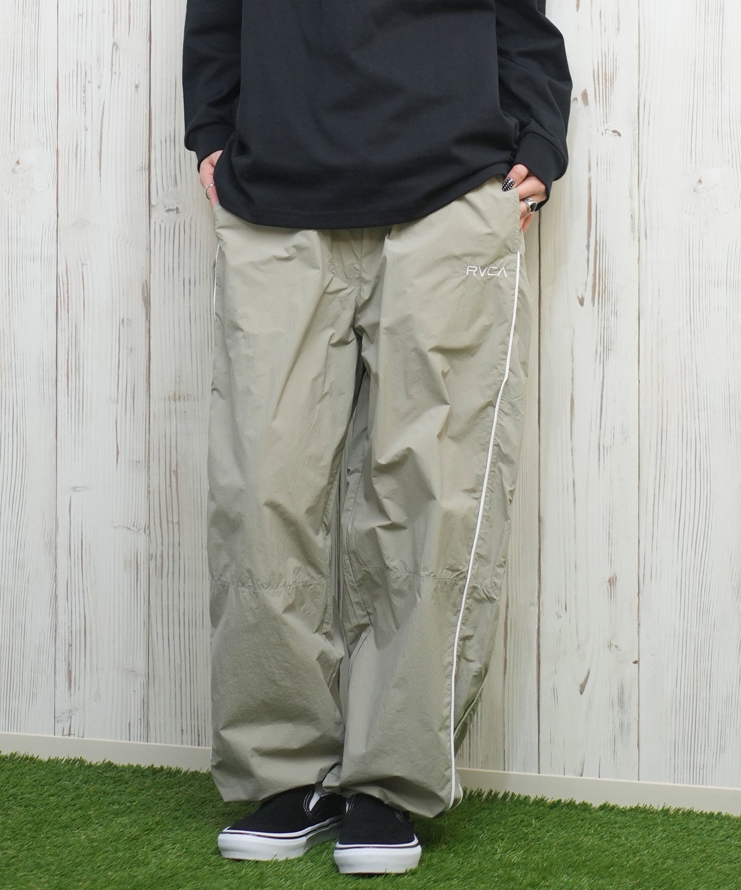 RVCA ルーカ レディース ロングパンツ トラックパンツ BF043-707