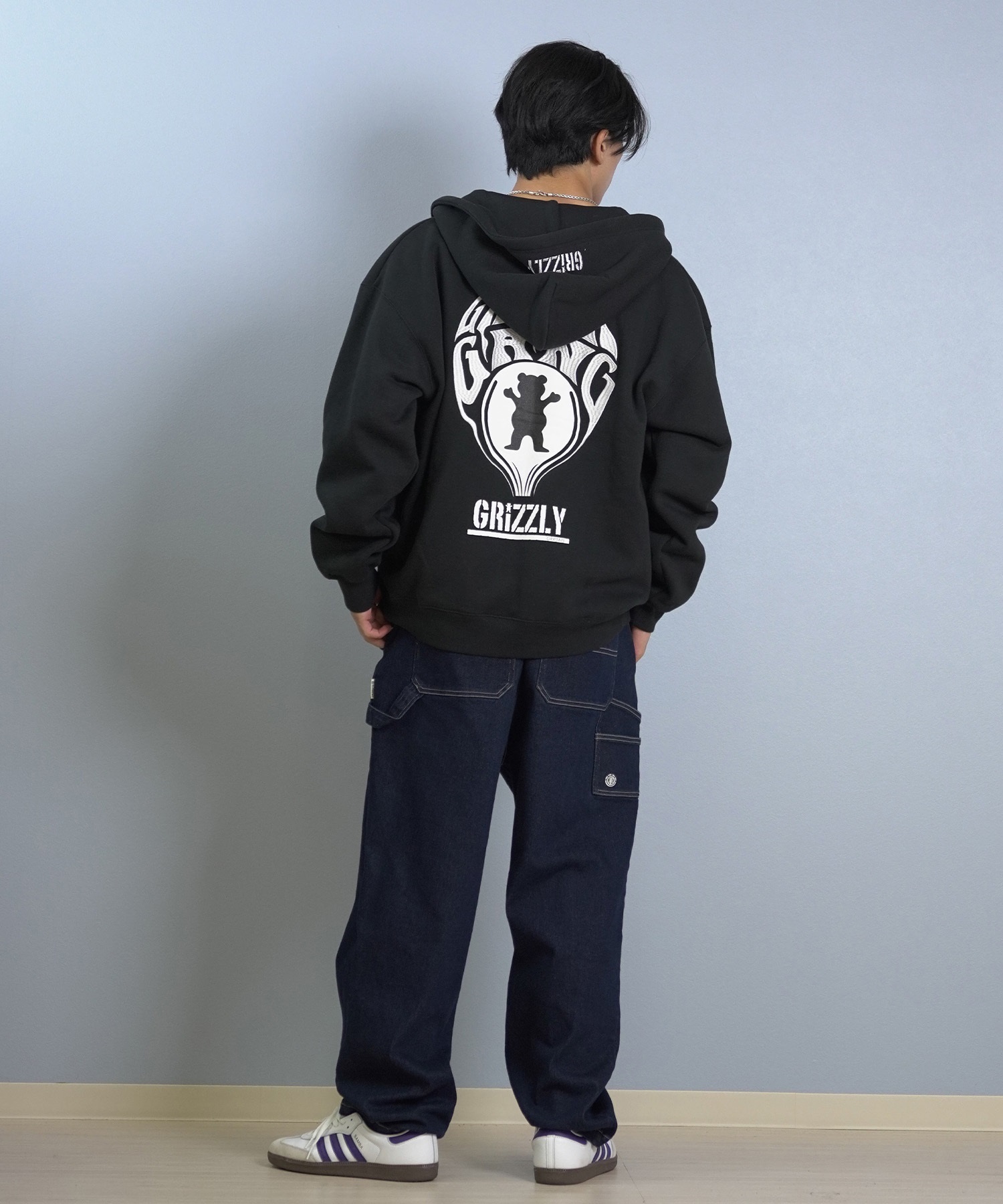 GRIZZLY グリズリー ジップアップ パーカー メンズ スウェット