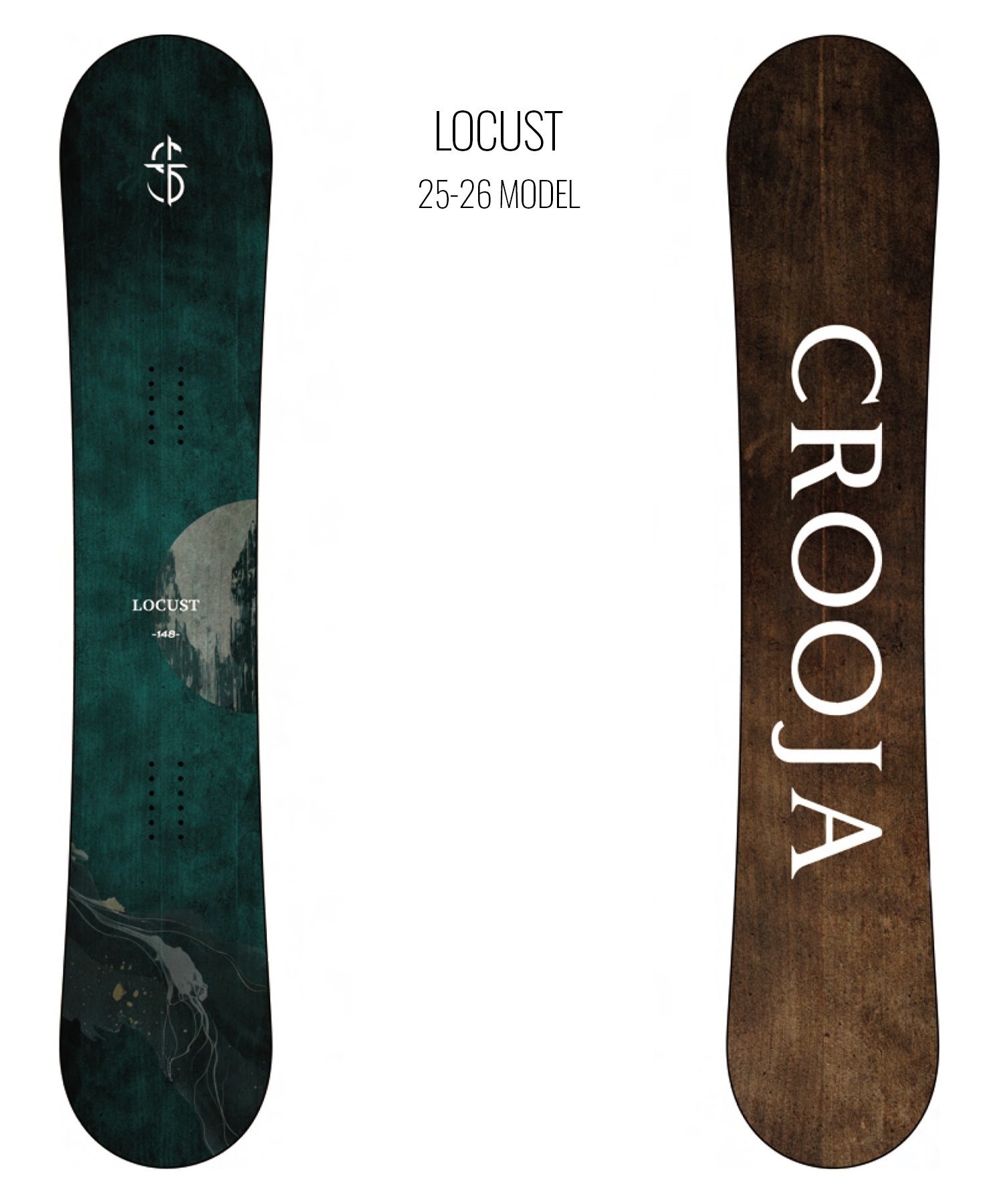 CROOJA クロージャ ローカスト スノーボード 板 メンズ 25-26 MM B28