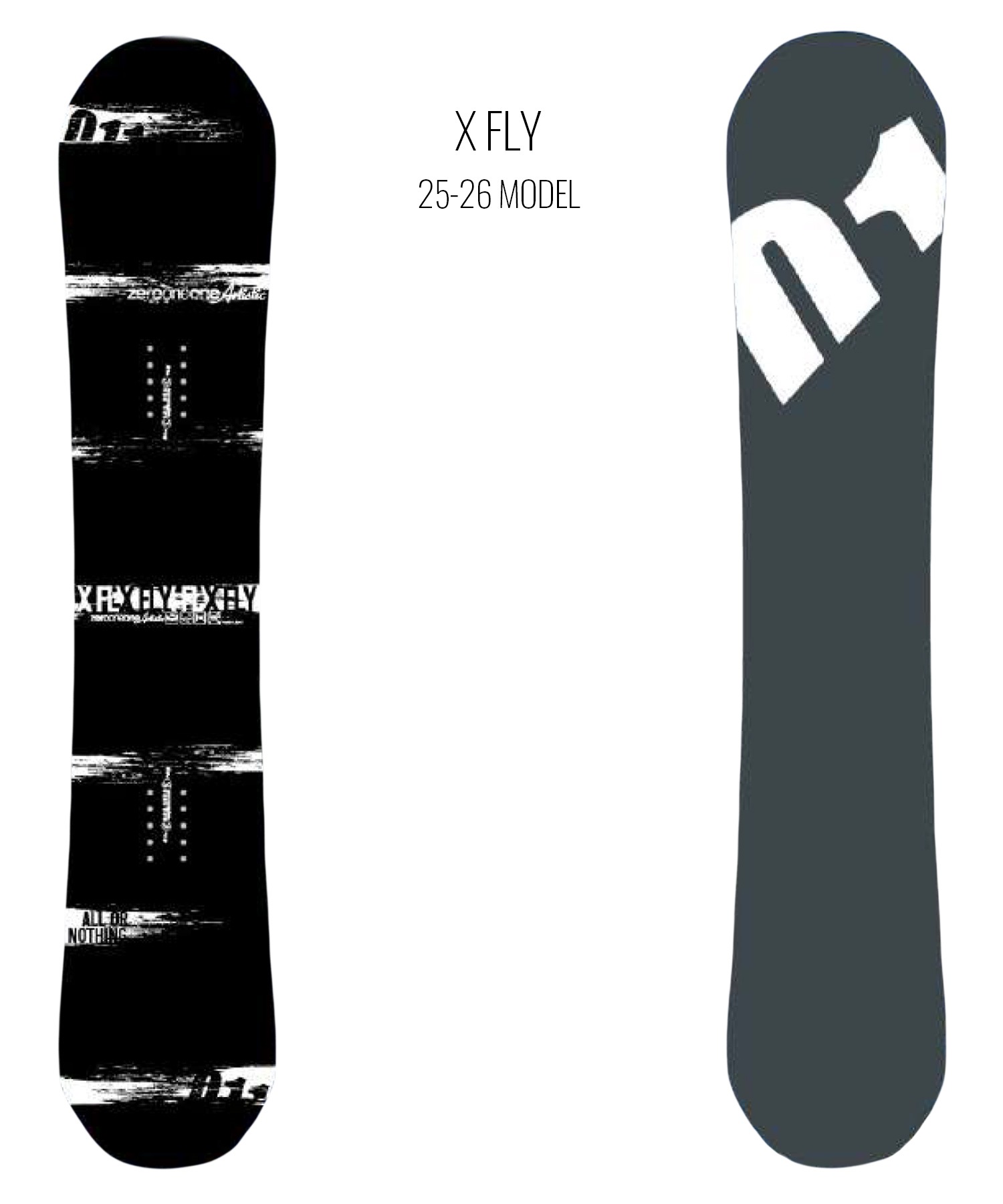 011artistic ゼロワン エックス フライ スノーボード 板 ユニセックス