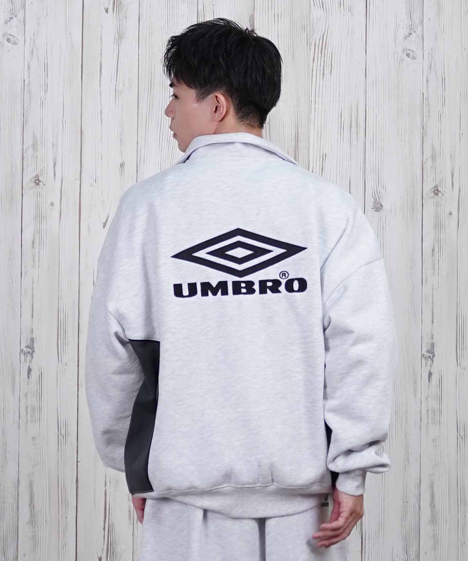 UMBRO アンブロ トレーナー ハーフジップ ユニセックス スウェット