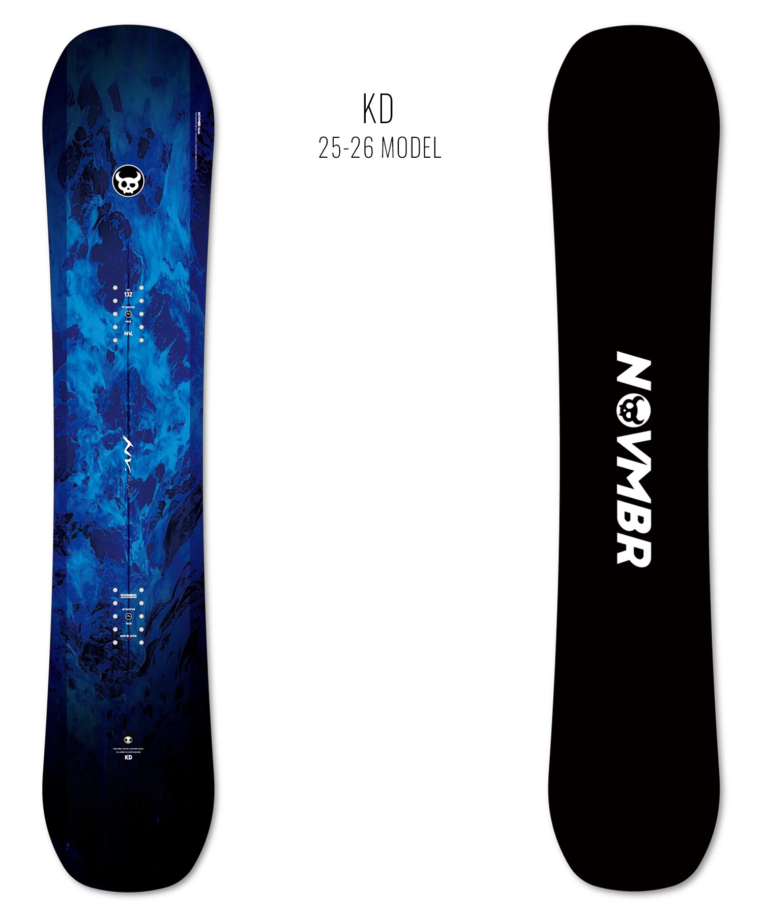 NOVEMBER ノーベンバー KD スノーボード 板 キッズ ユース ムラサキ