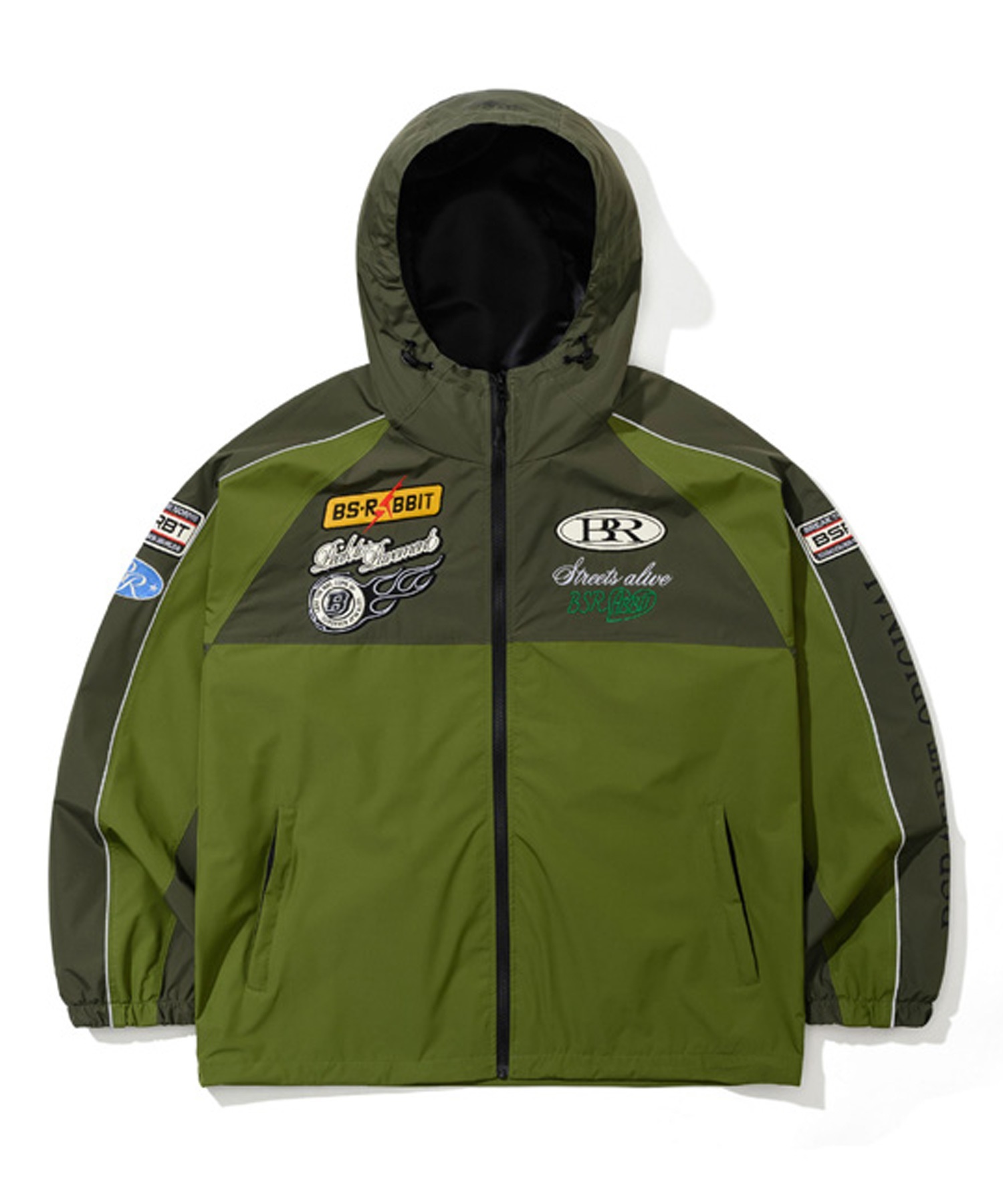 BSRABBIT ビーエスラビット PATCHED UTILITY HOODED JK スノーボード