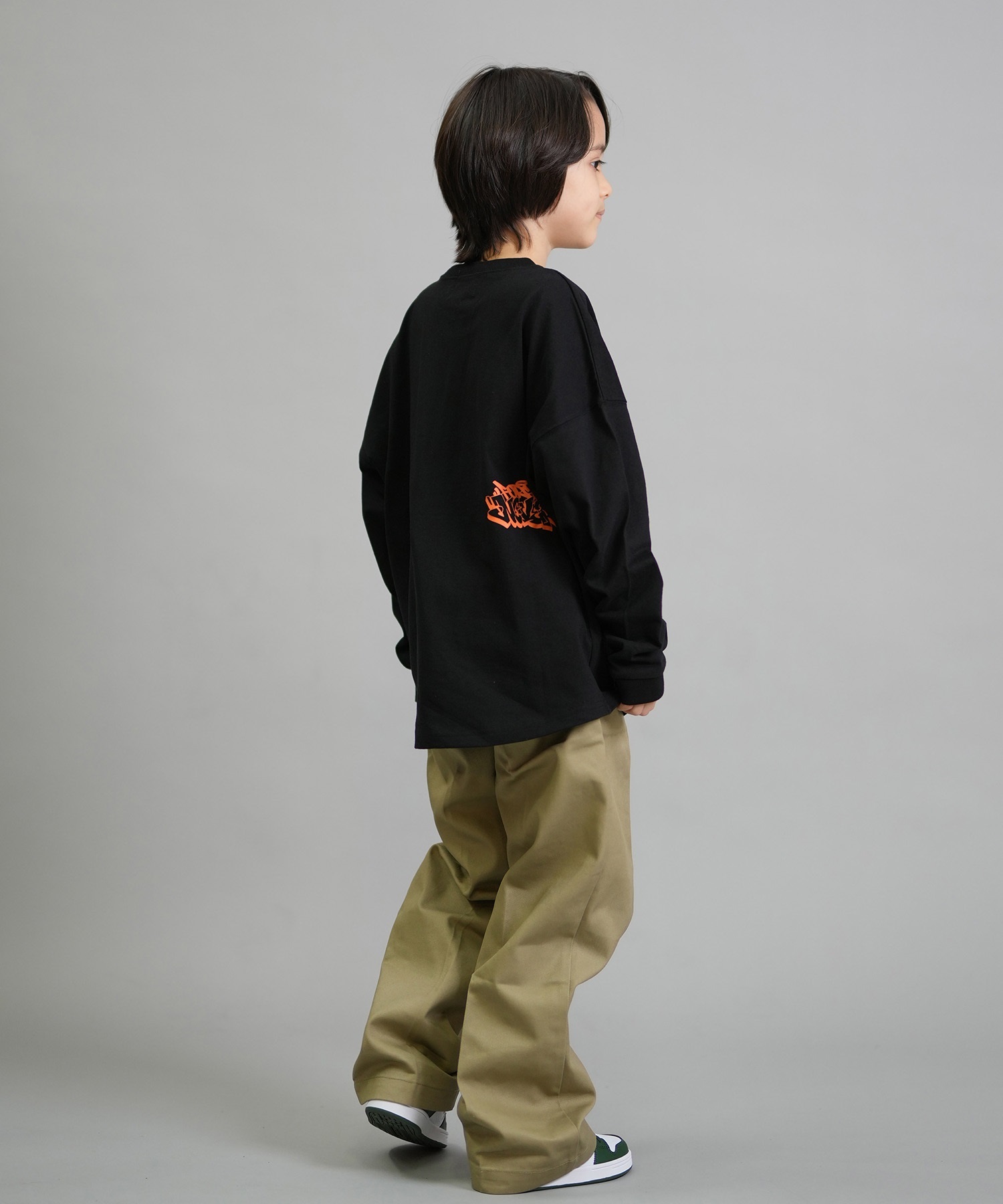 FORGET NEVER フォーゲットネバー 長袖 Tシャツ ロンT キッズ ジュニア