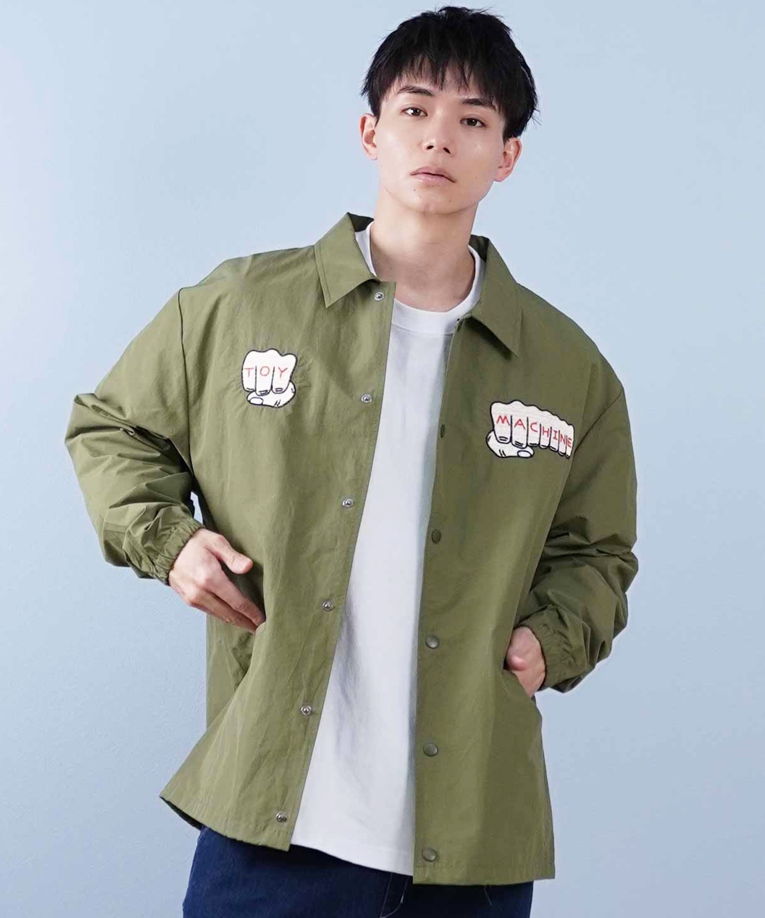TOY MACHINE トイマシーン コーチジャケット メンズ アウター ビック