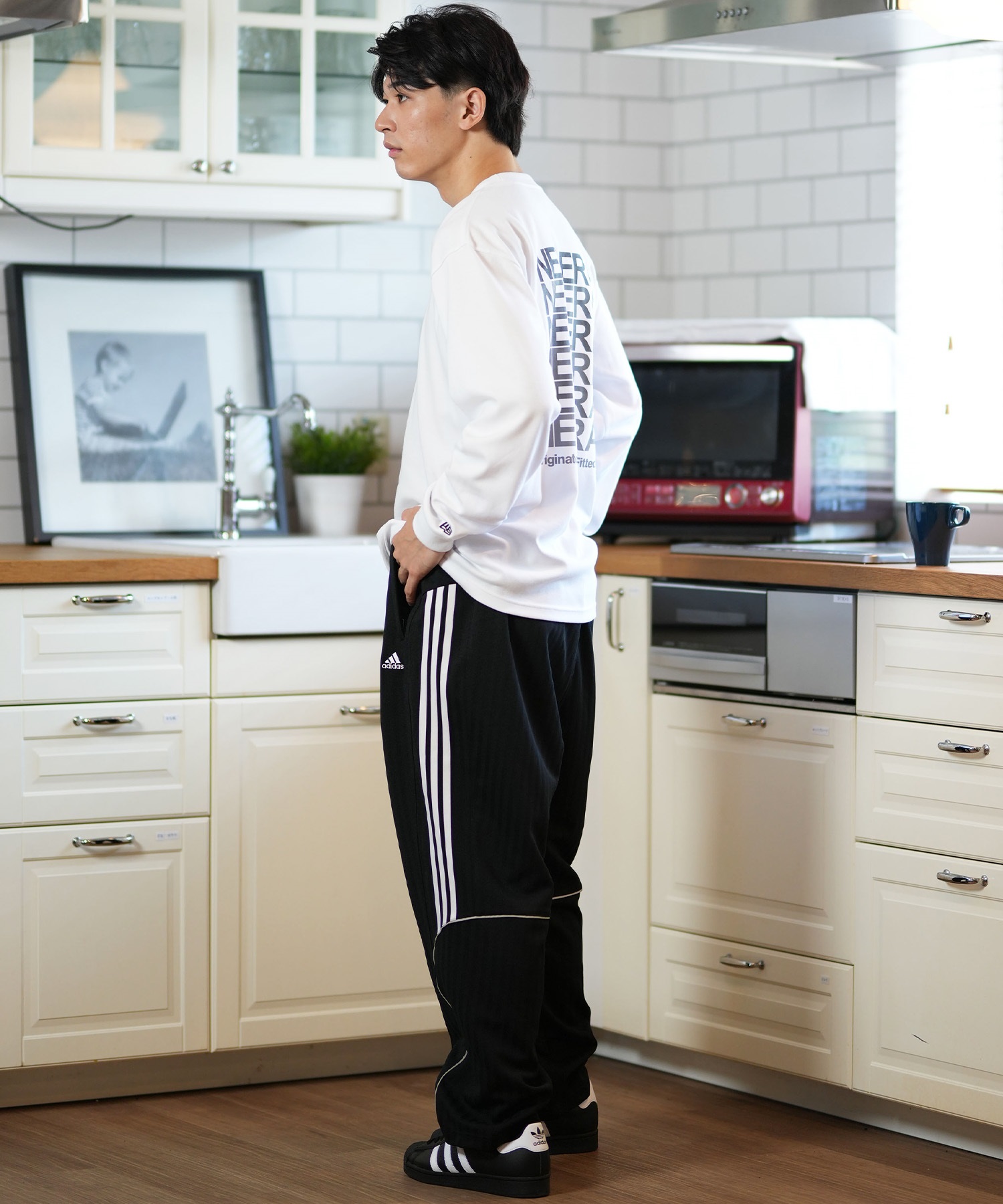 adidas アディダス ロングパンツ メンズ トラックパンツ BYD3S ルーズ