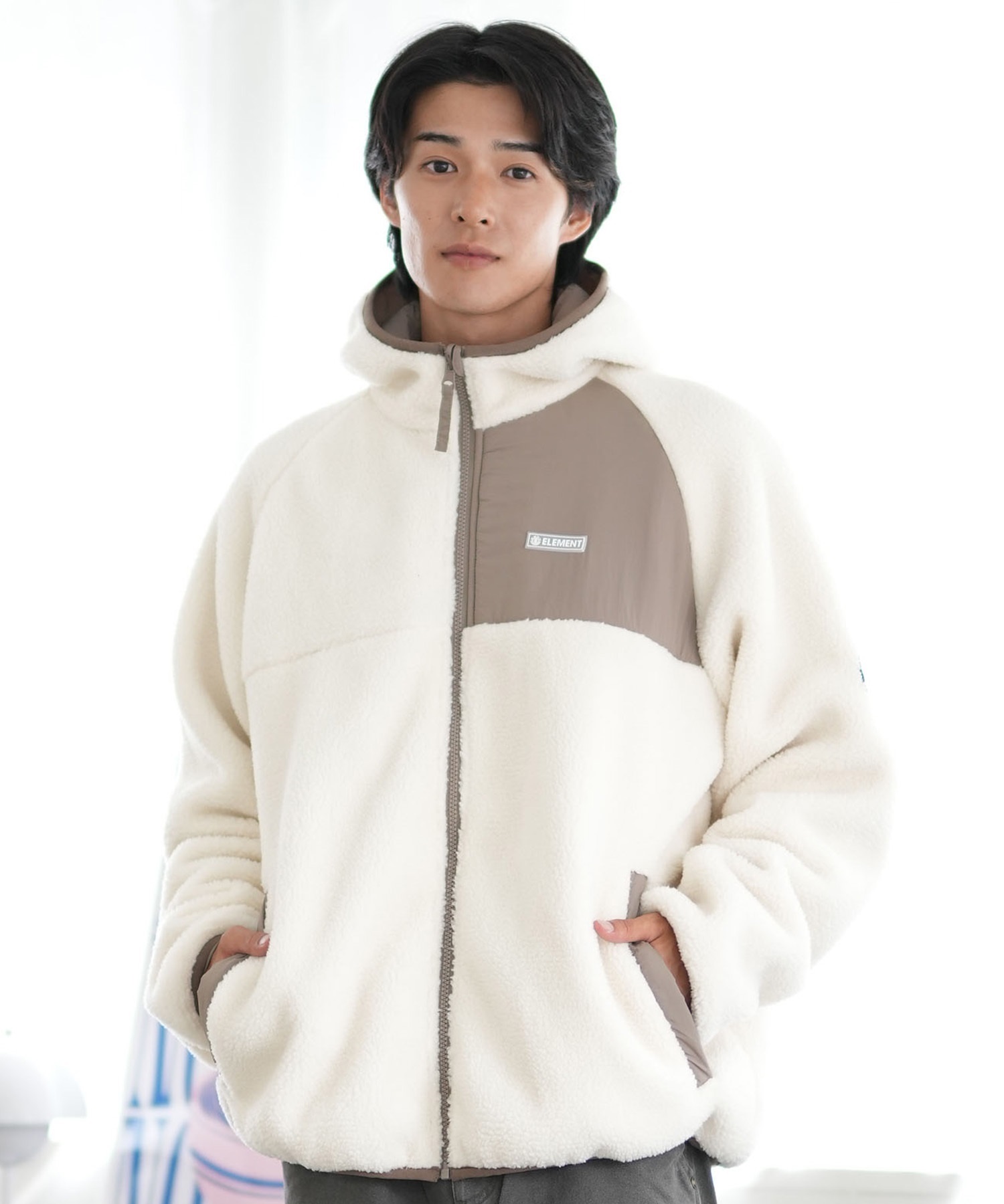 ELEMENT エレメント アウター メンズ リバーシブルジャケット ボア