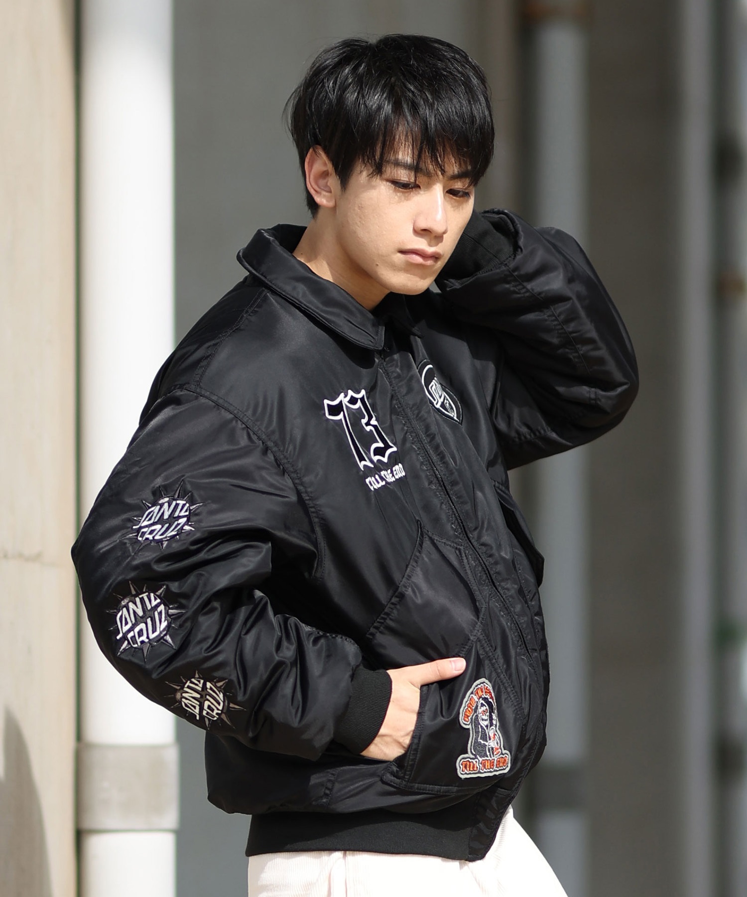 SANTACRUZ サンタクルーズ アウター MA-1 メンズ ボンバージャケット