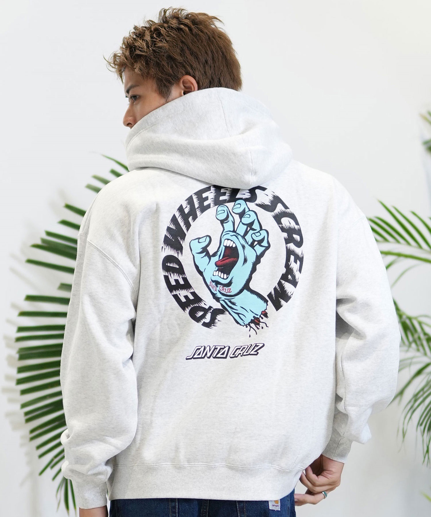 SANTACRUZ サンタクルーズ プルオーバー パーカー メンズ バック