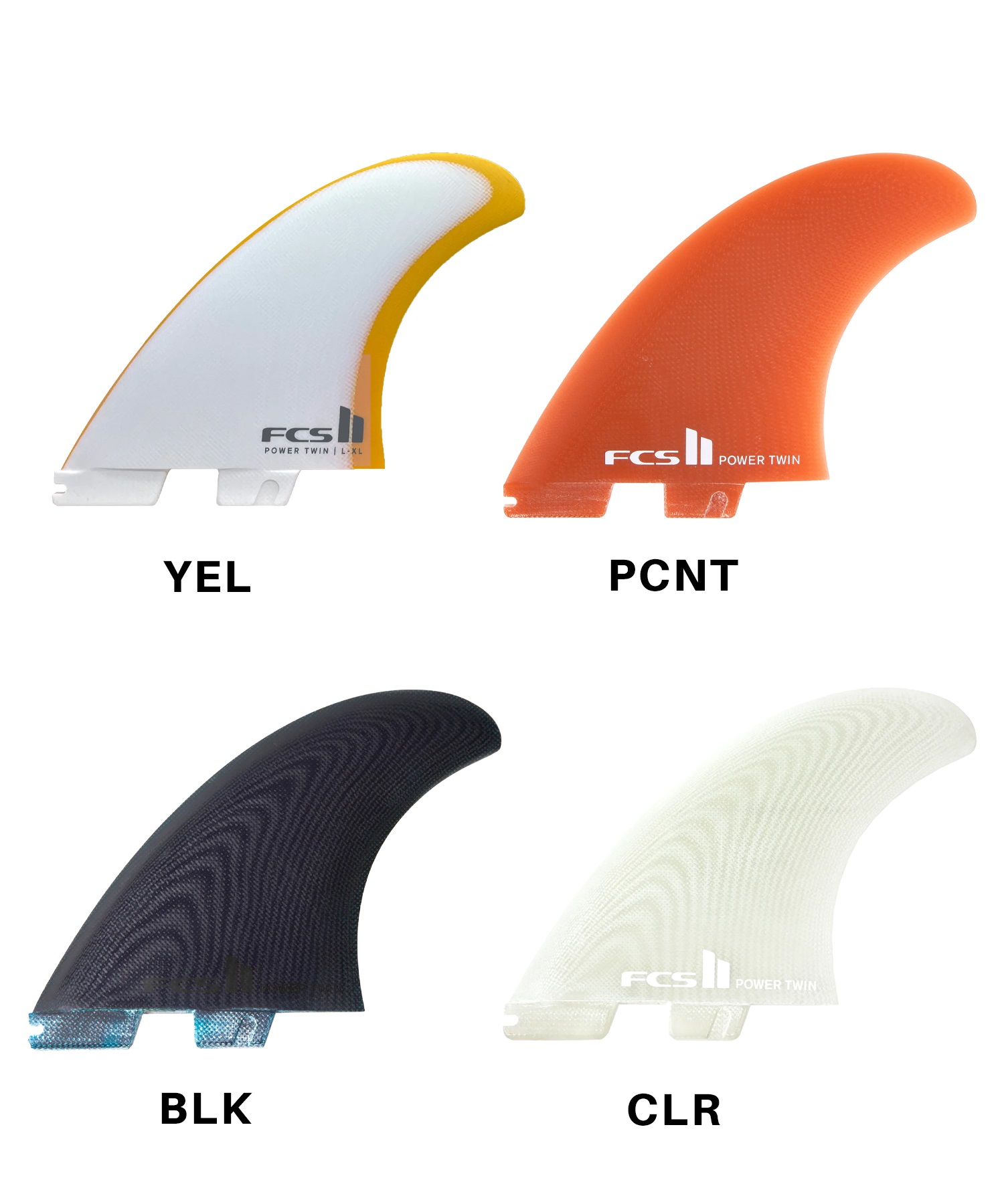 FCS2 エフシーエスツー PG POWER TWIN パワーツイン TWIN+1 サーフィン