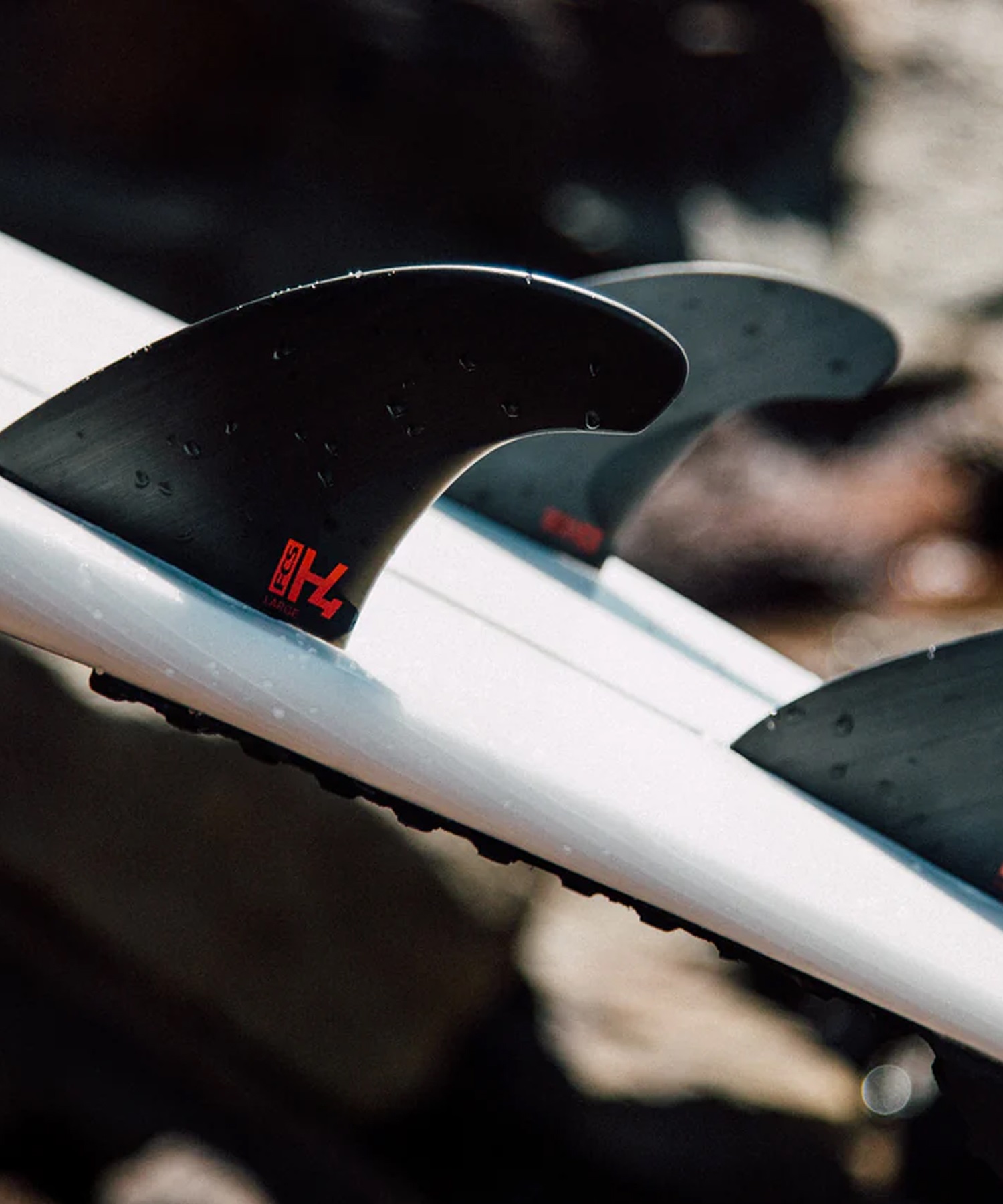 FCS2 エフシーエスツー PC H4 TRI サーフィン トライ フィン ムラサキ