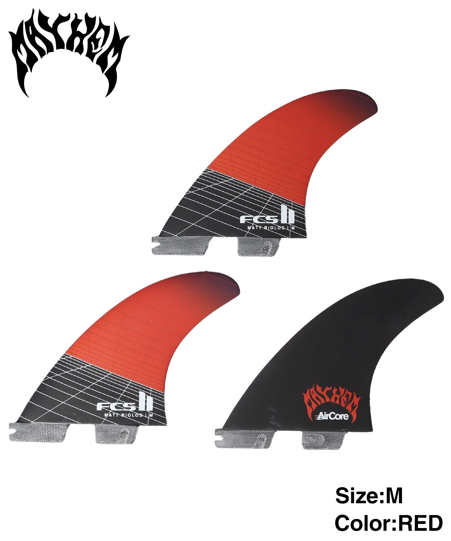 FCS2 エフシーエスツー Matt Biolos Tri Fins CARBON マット
