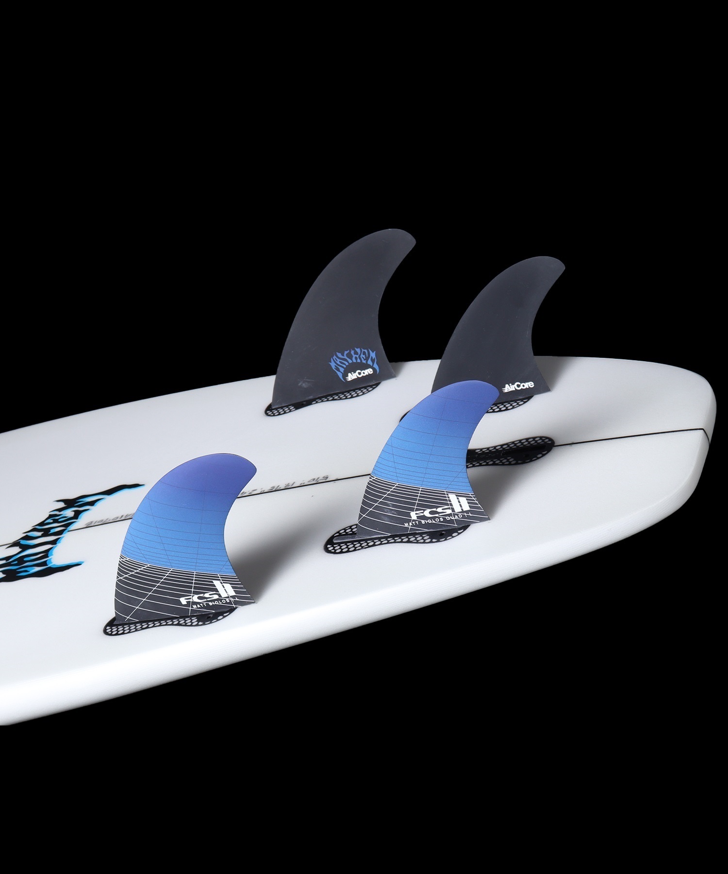 FCS2 エフシーエスツー Matt Biolos Tri-Quad Fins CARBON マット