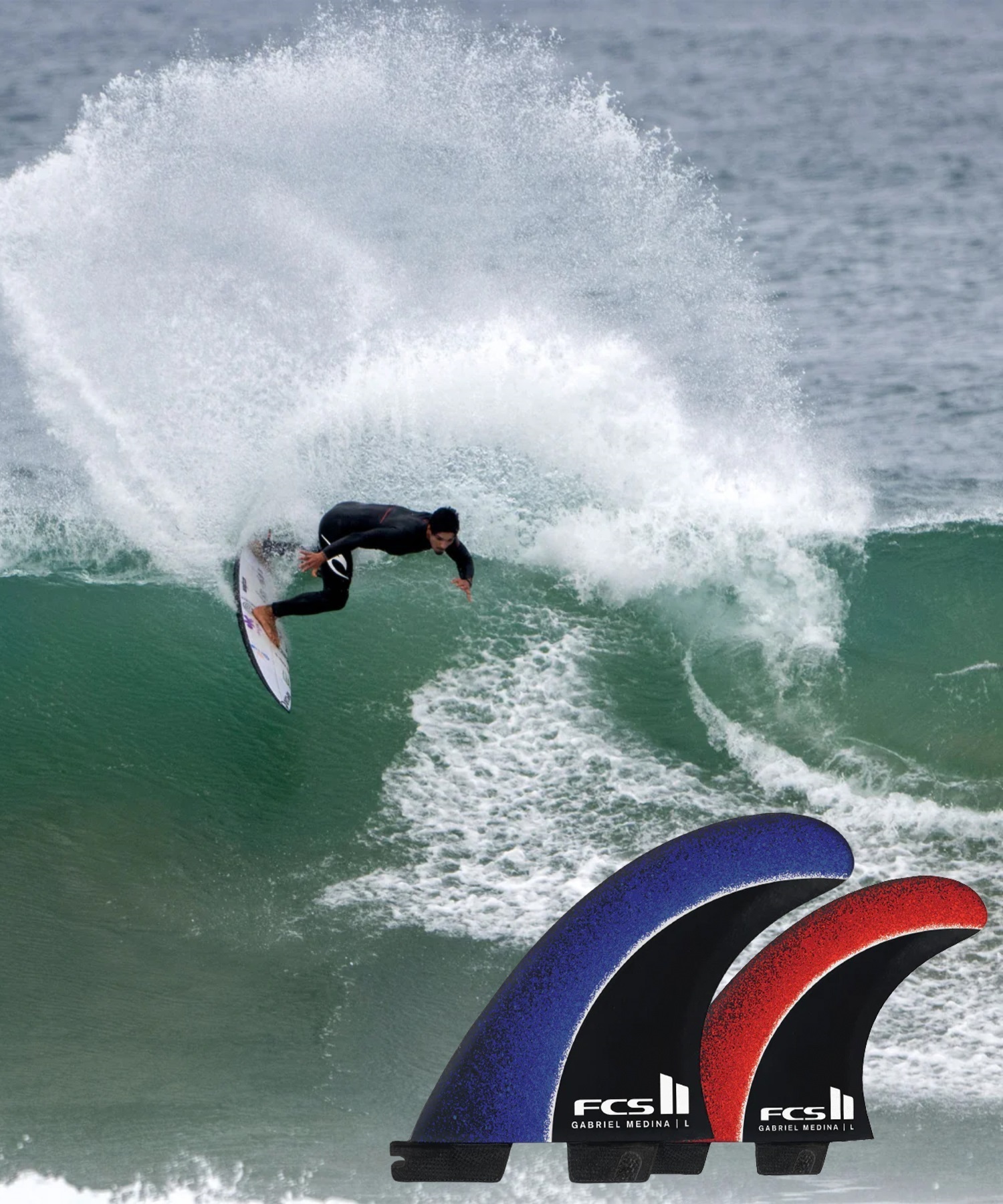 FCS2 エフシーエスツー GABRIEL MEDINA SIGNATURE TRI サーフィン
