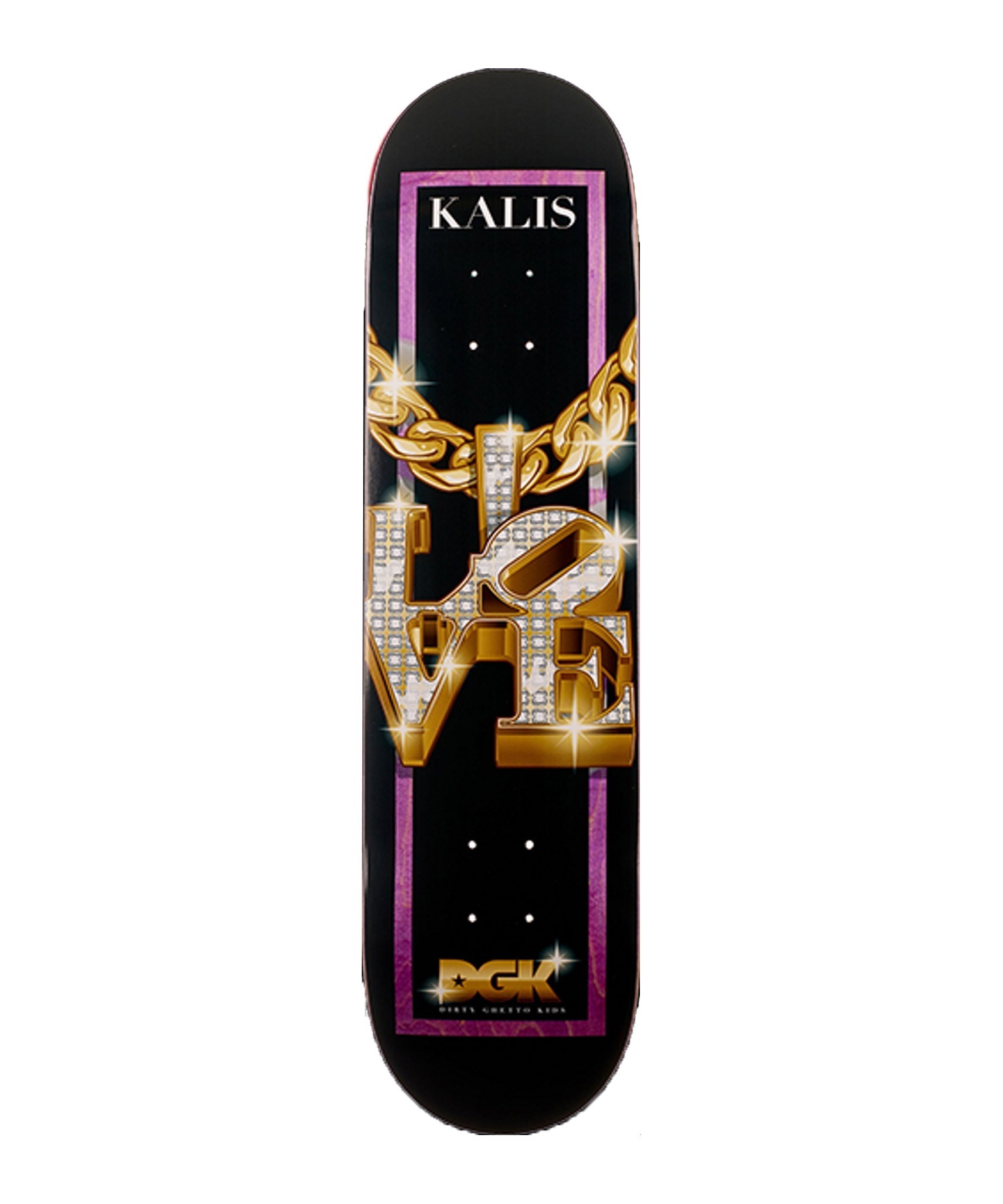 DGK ディージーケー スケートボード デッキ 8.0inch ICED JOSH KALIS