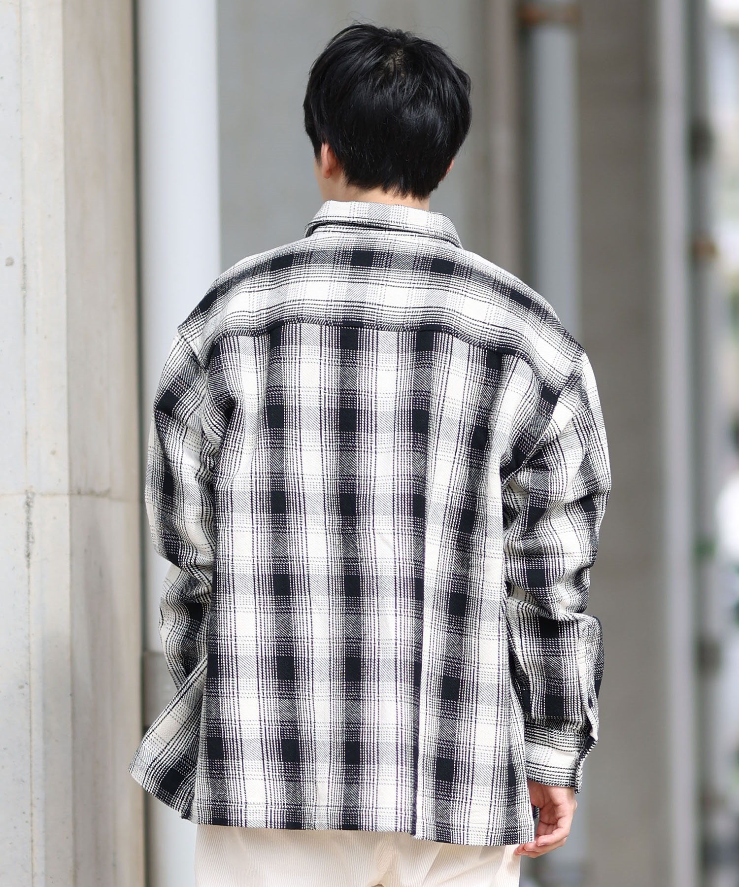 DEAR LAUREL ディアローレル 長袖 シャツ メンズ ネルシャツ チェック