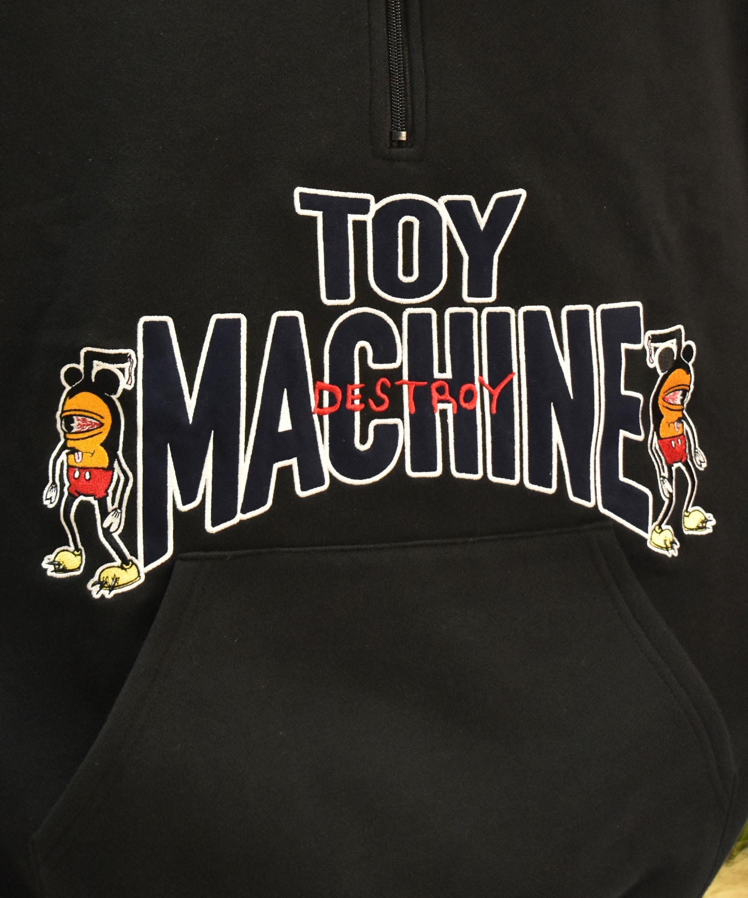 TOY MACHINE トイマシーン メンズ トレーナー MOUSEKATER SWEAT HALF