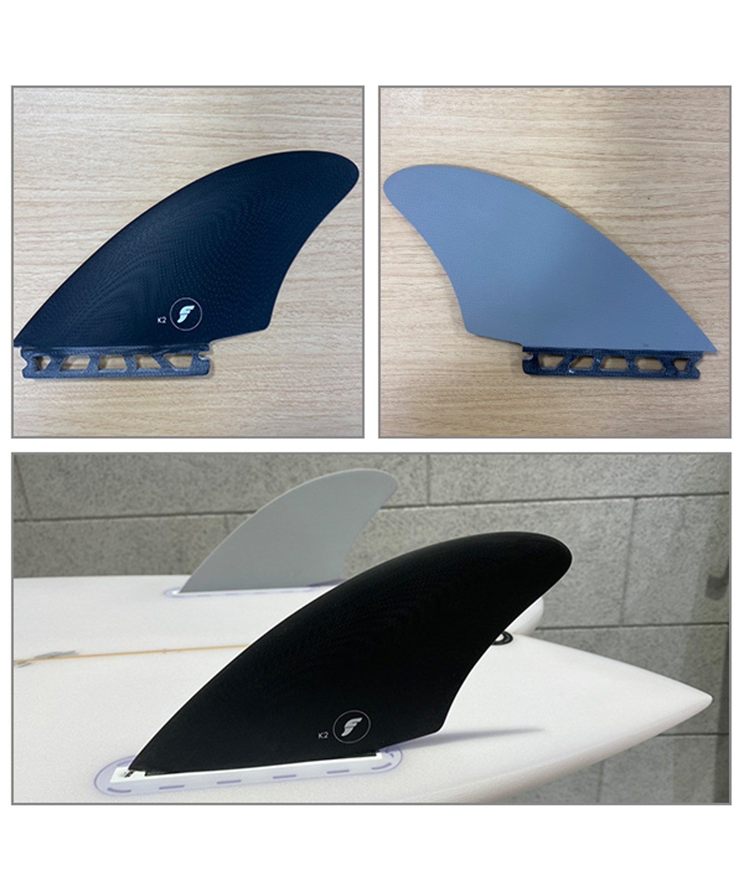 FUTURES フューチャーズ K2 KEEL キールフィン ツイン サーフィン