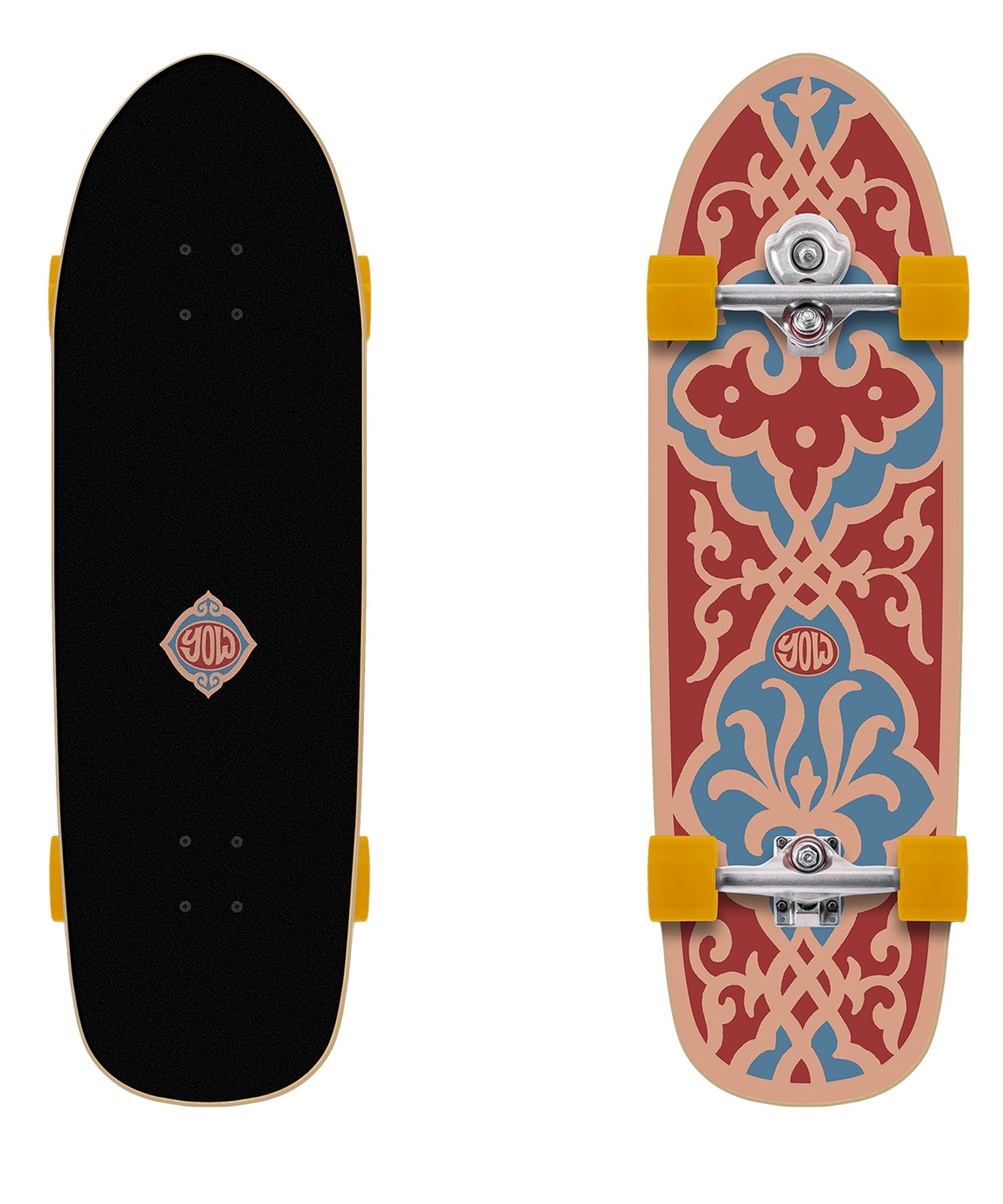 YOW ヤウ ロング スケートボード コンプリート 34.0inch KONTIKI