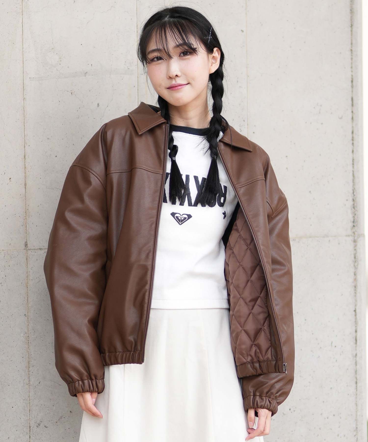 RVCA ルーカ アウター レディース ライダースジャケット BE04D-755