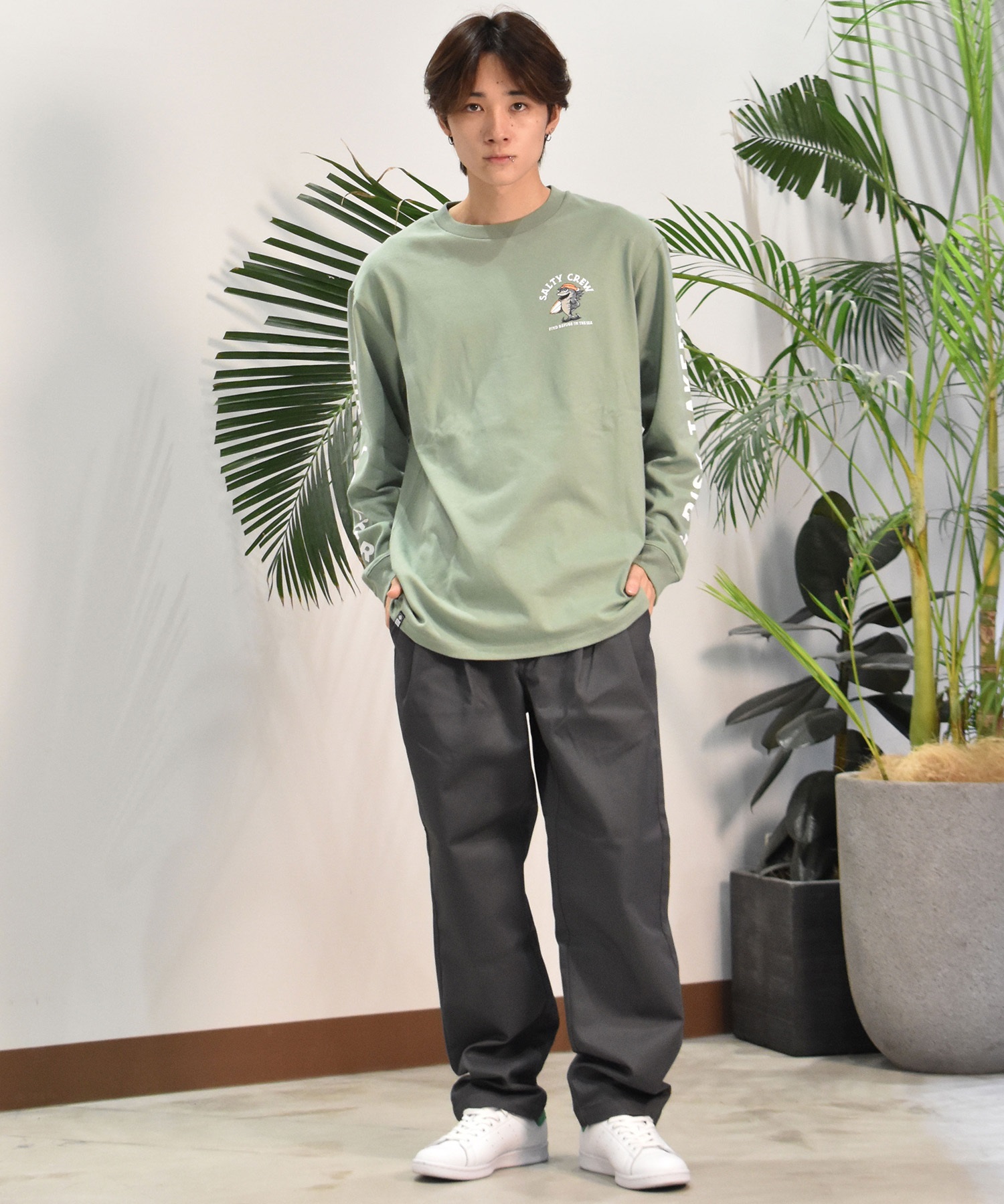 SALTY CREW ソルティークルー 長袖 Tシャツ メンズ ロンT バック