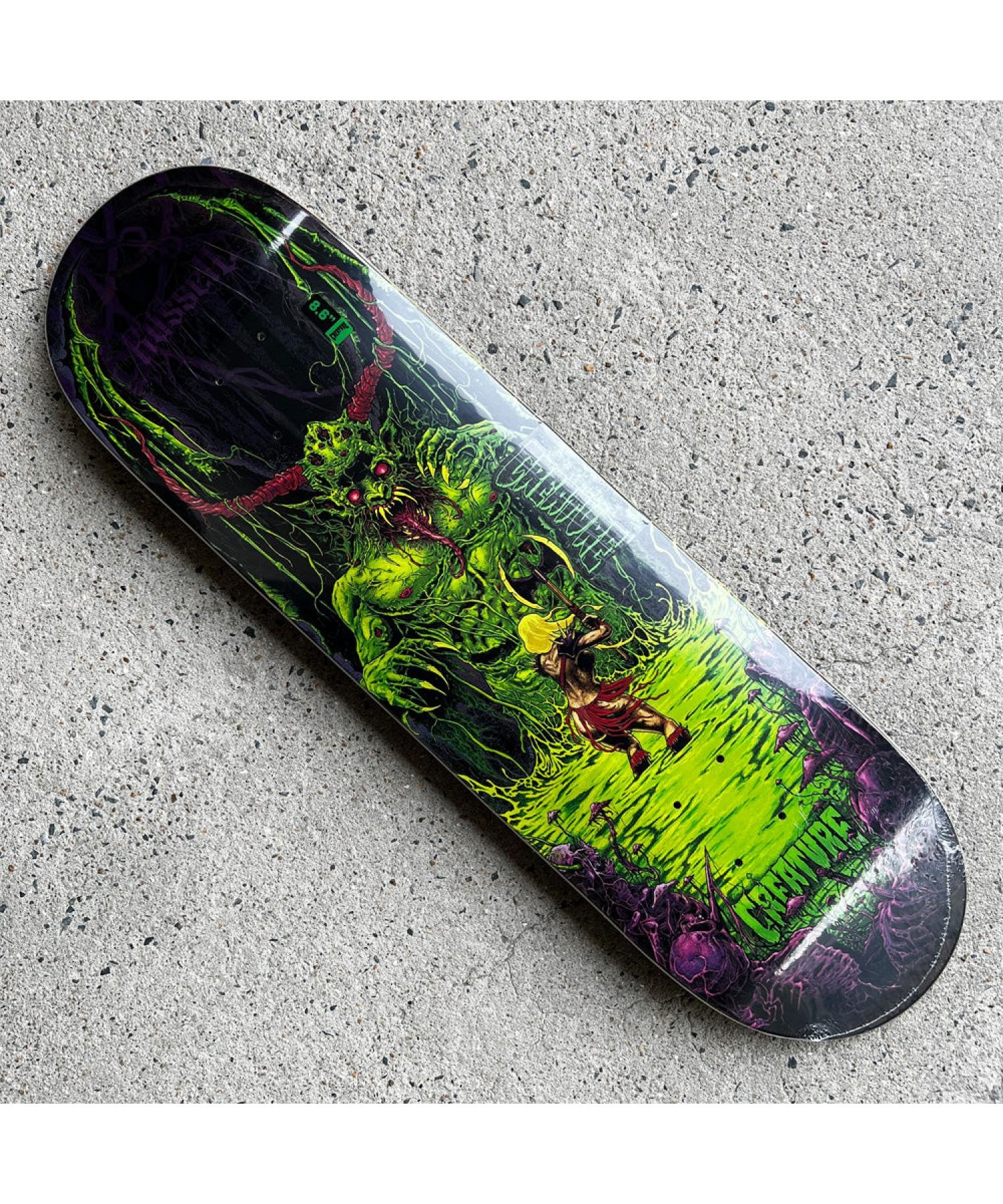 スケートボード デッキ CREATURE クリエーチャー RUSSELL SWAMP PRO