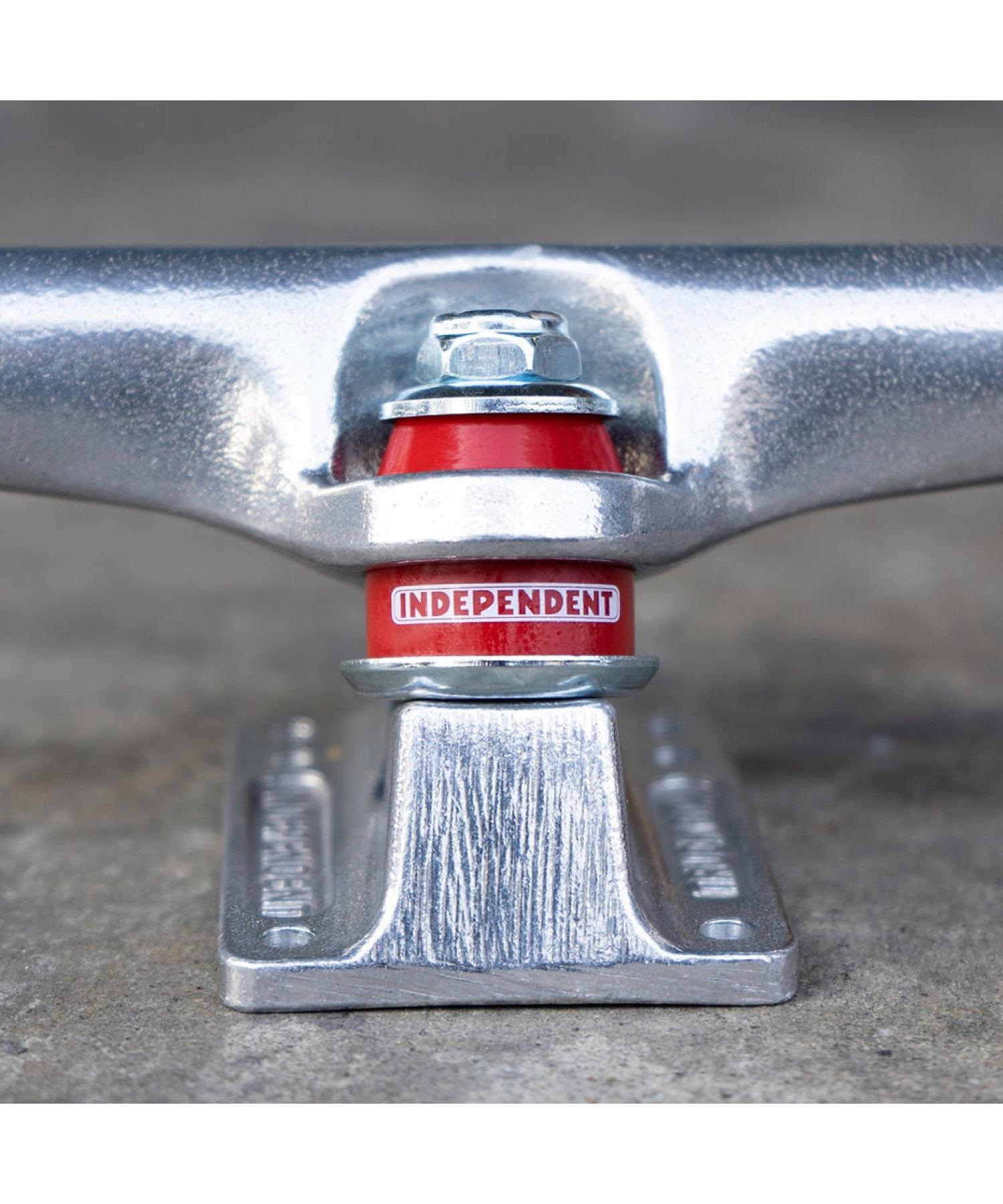 SKATE INDEPENDENT インディペンデント 166 POLISHED SILVER STANDARD