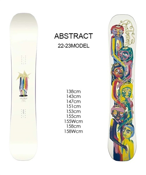 SALOMON サロモン アブストラクト L47018100 スノーボード 板 ユニ