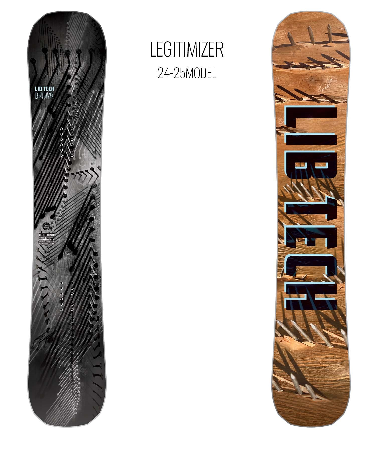 LIBTECH リブテック レジティマイザー スノーボード 板 メンズ 24-25