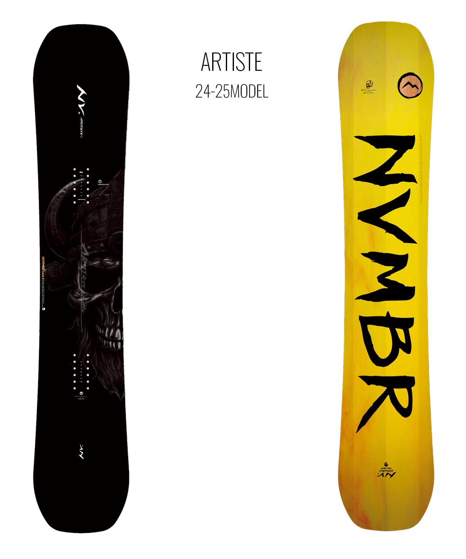 NOVEMBER ノーベンバー アーティスト スノーボード 板 ユニセックス 24